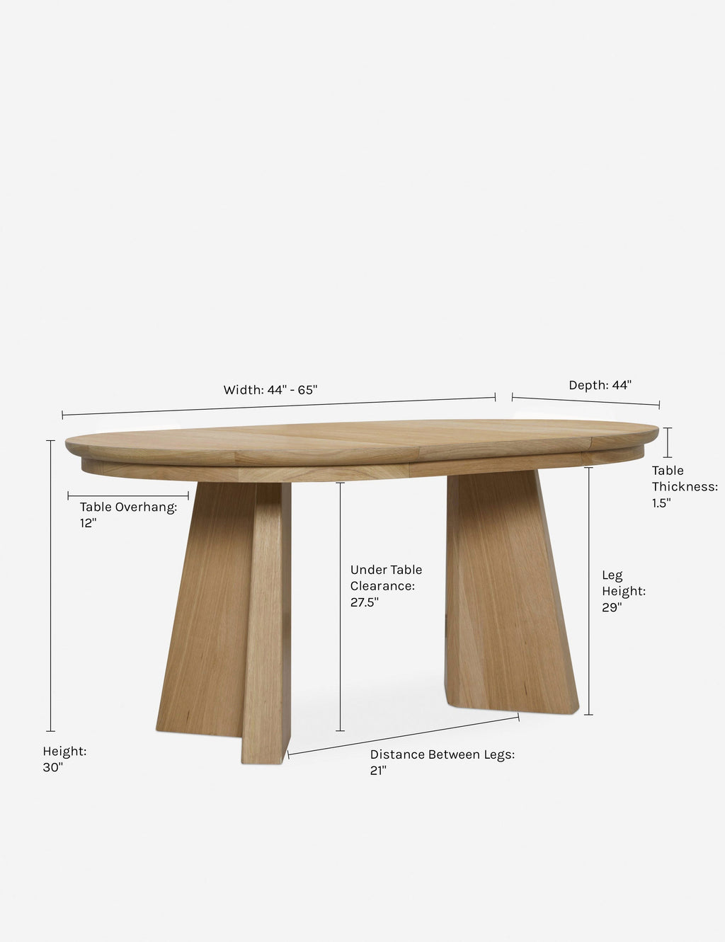 Lulu and Georgia - Nycola Extendable Oval Dining Table