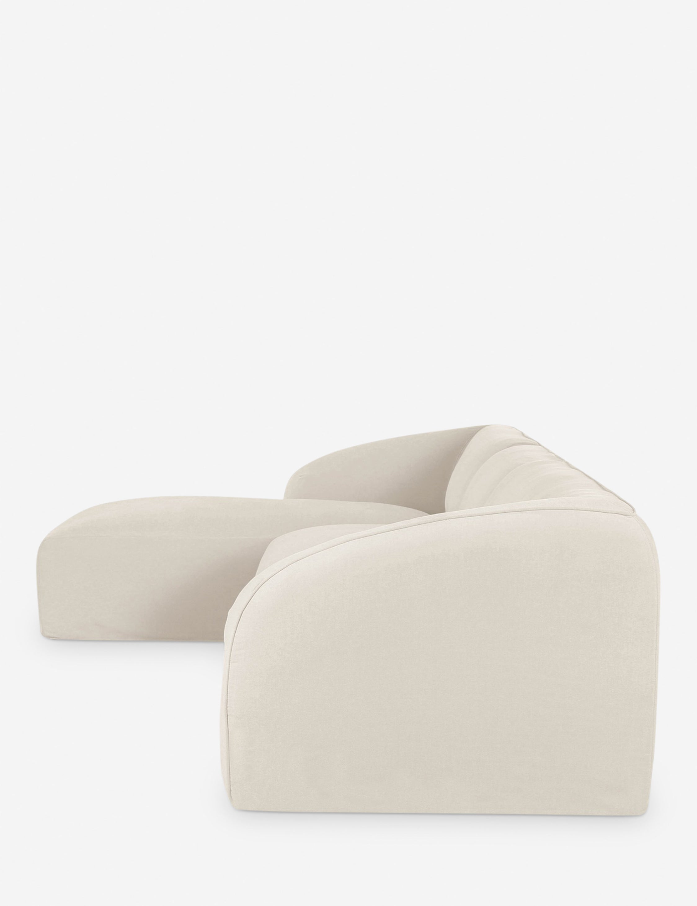 Lulu and Georgia - Maddox Modular 3 - Piece Chaise Sectional Sofa