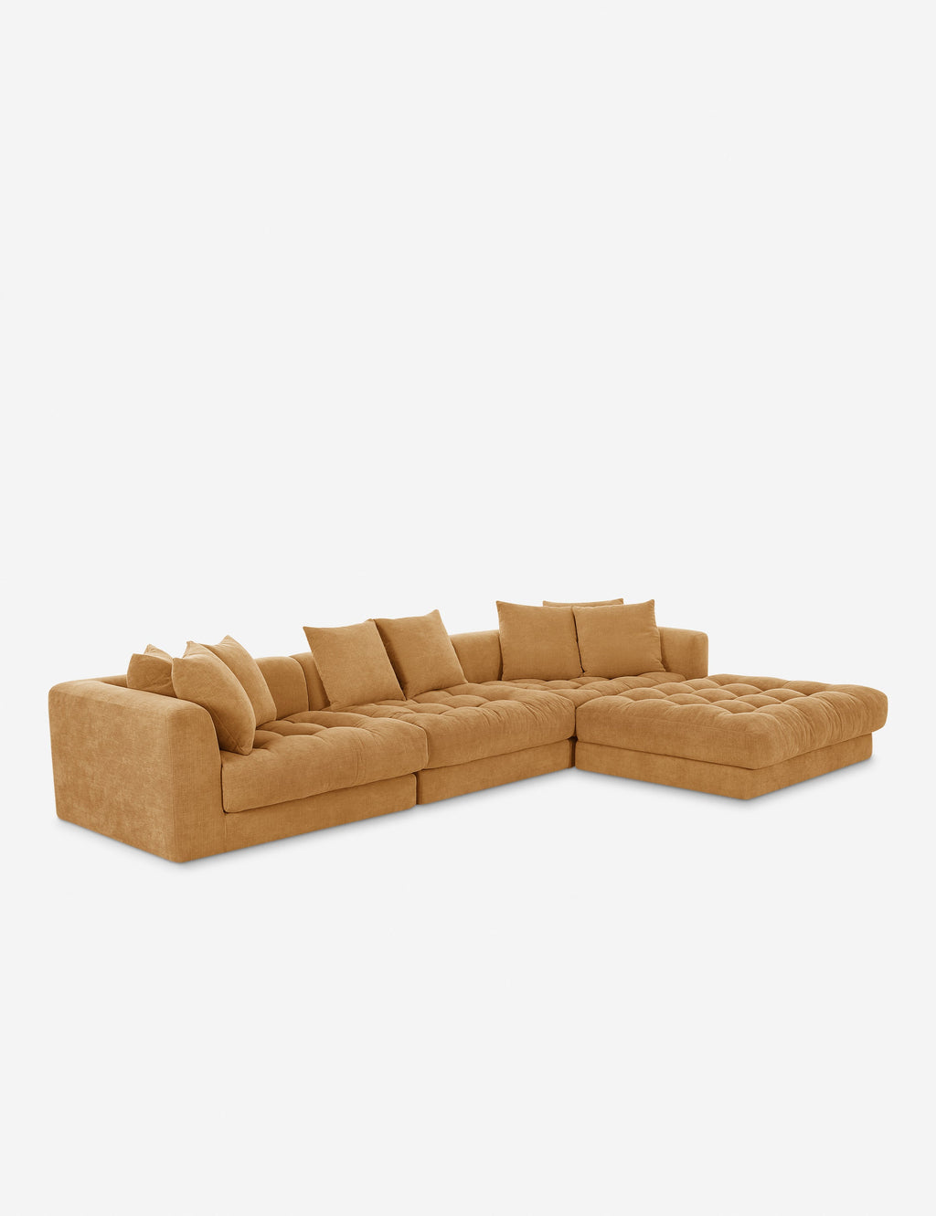 Lulu and Georgia - Altman Modular 3 - Piece Sectional Sofa with Ottoman