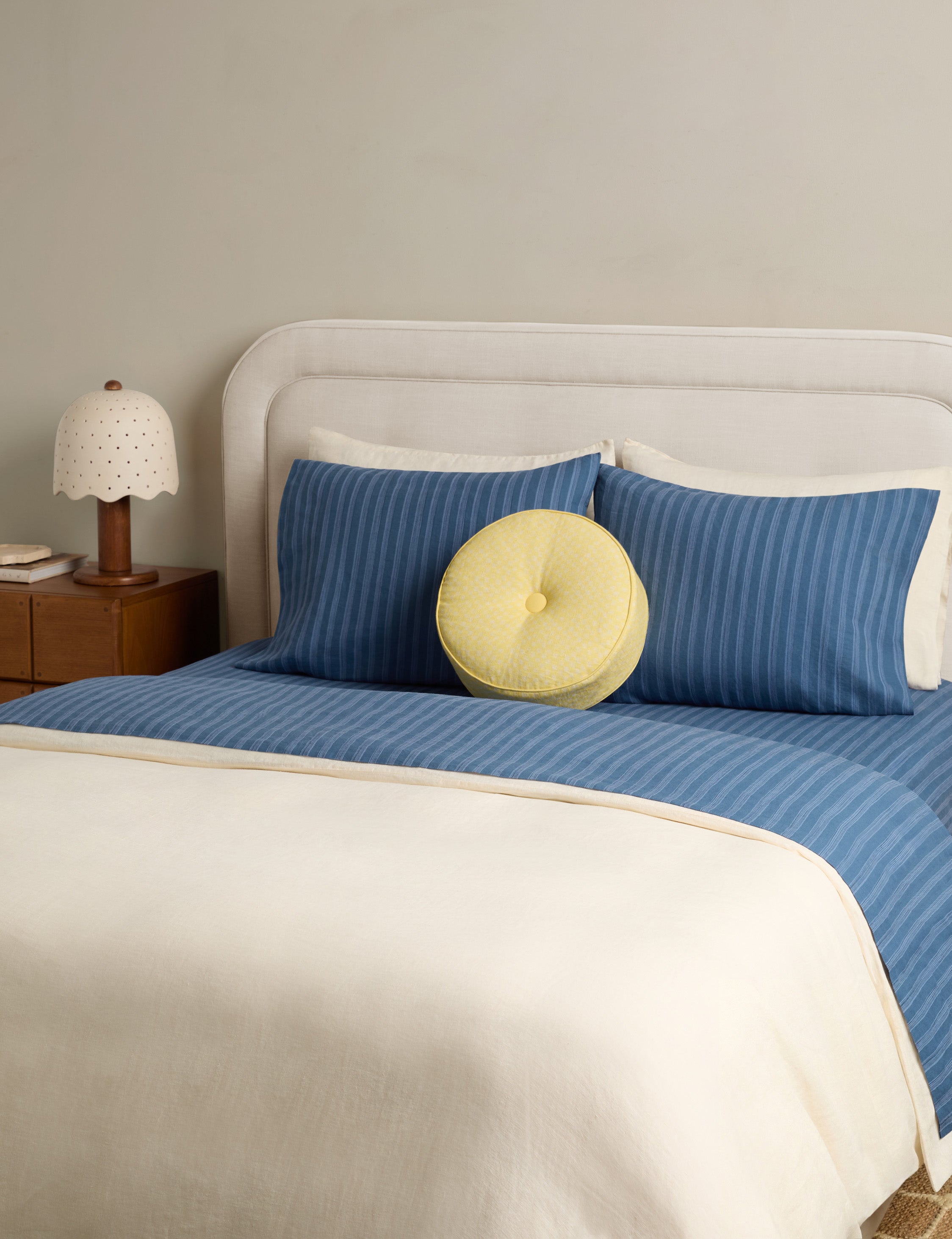 Lulu and Georgia - Oja Linen Cotton Sheet Set by Sarah Sherman Samuel