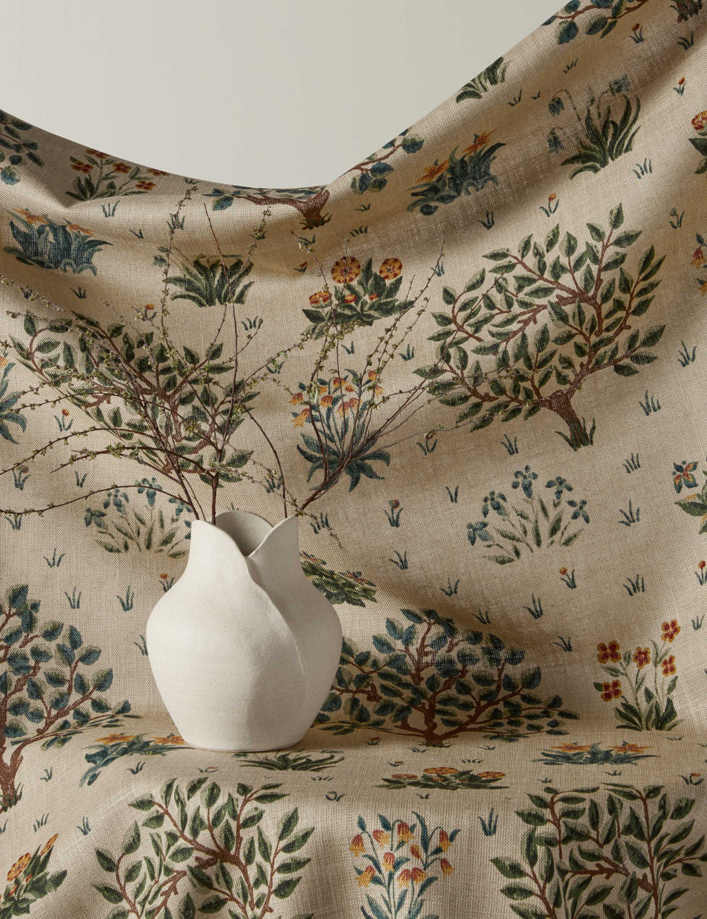 Lulu and Georgia - Orchard Viscose Fabric by Morris & Co.