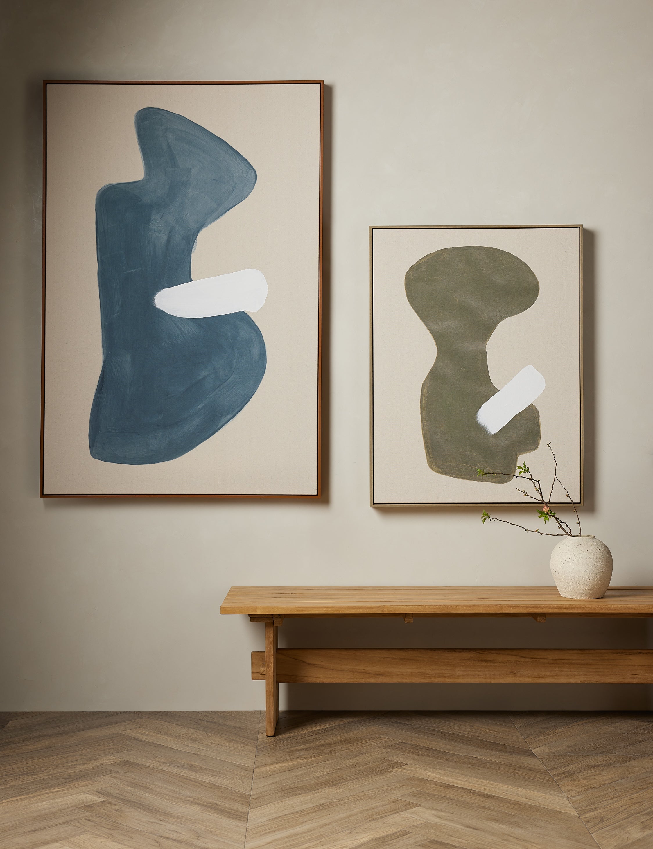 Lulu and Georgia - Sapphire Subtleties Print