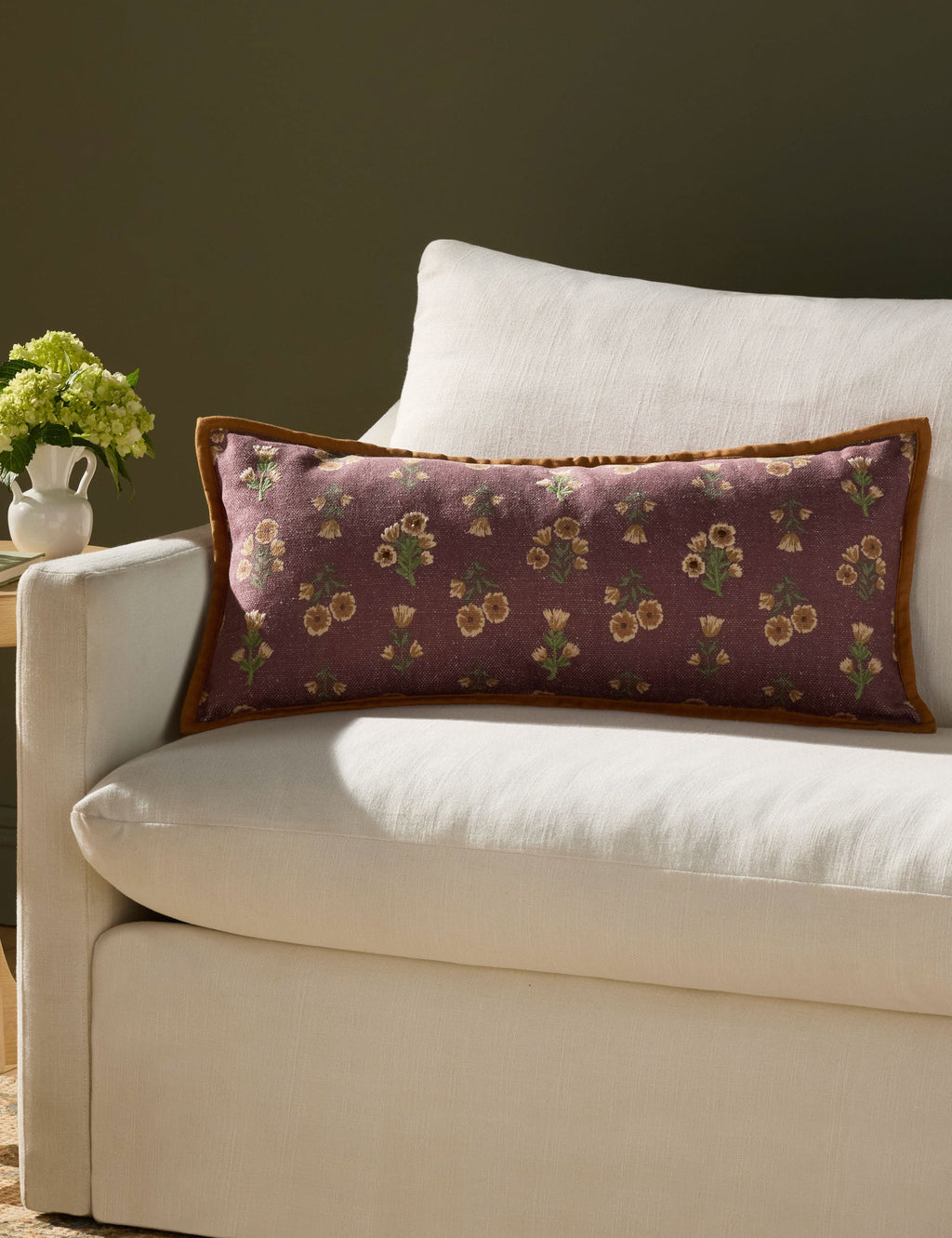 Lulu and Georgia - Posie Embroidered Pillow by Chris Loves Julia x Loloi