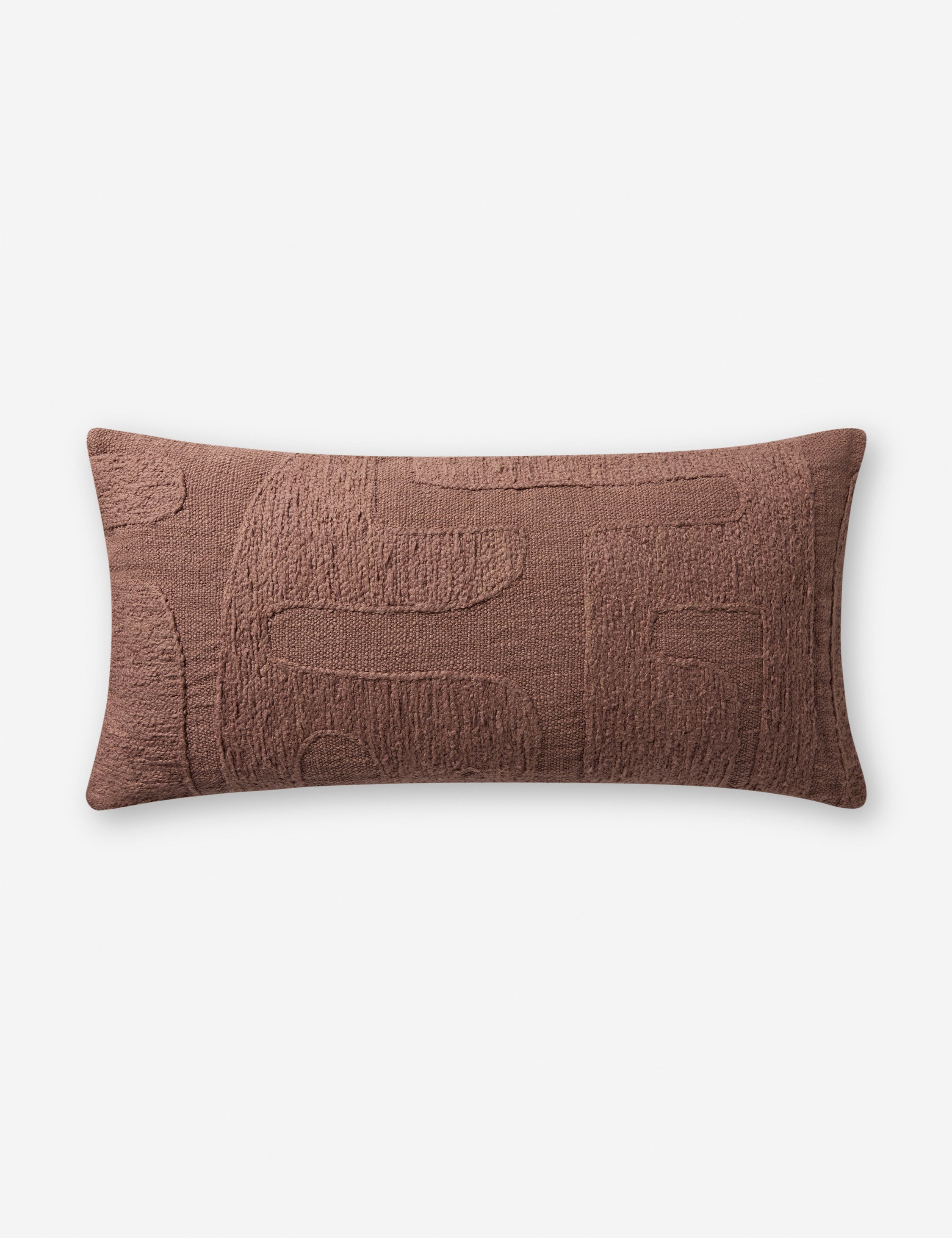 Lulu and Georgia - Organic Embroidered Pillow by Brigette Romanek x Loloi