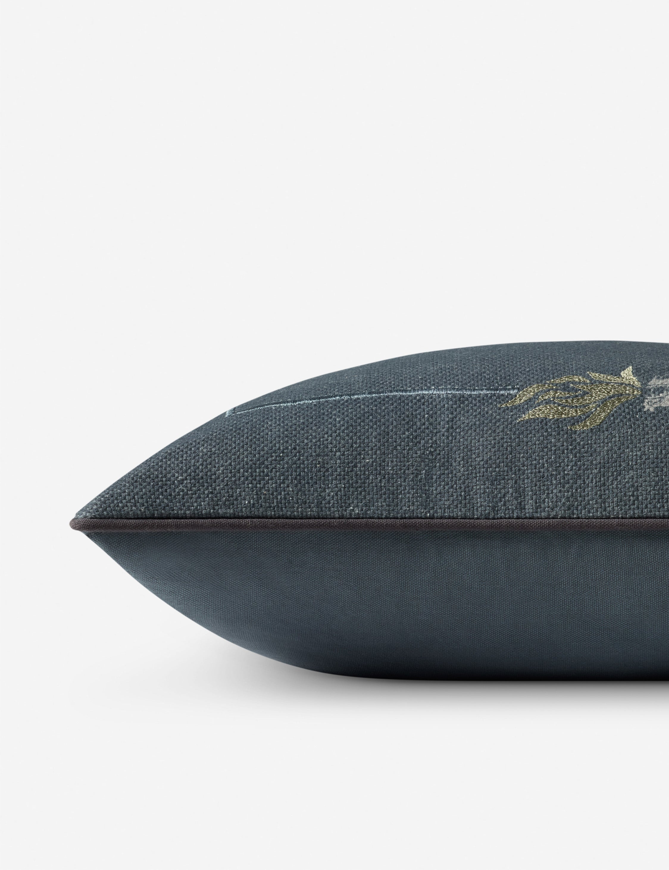 Lulu and Georgia - Dragon Embroidered Pillow by Brigette Romanek x Loloi