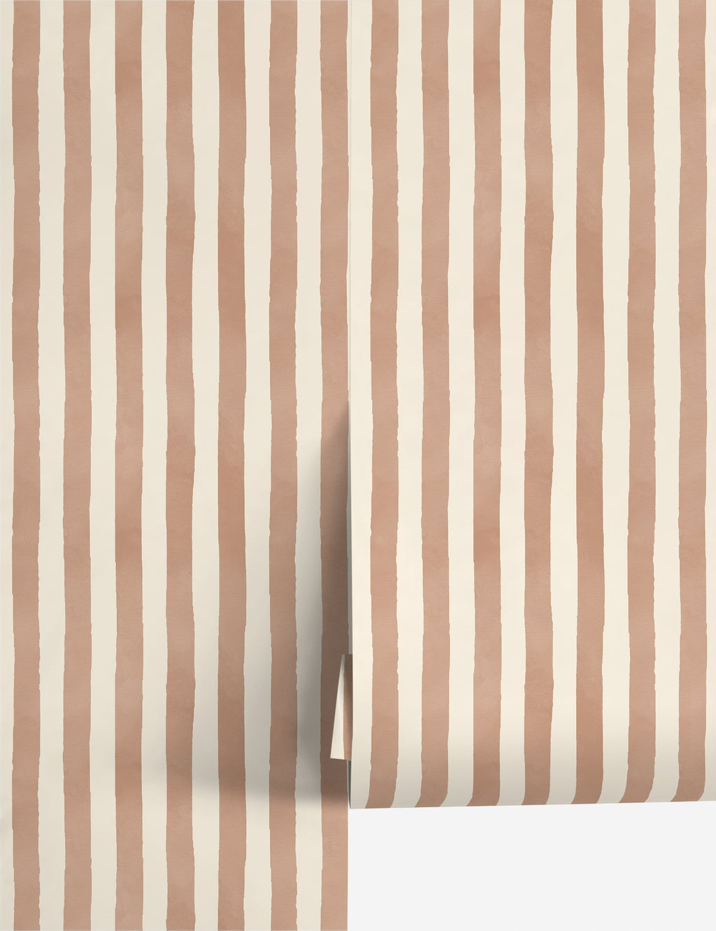 Lulu and Georgia - Painterly Stripe Wallpaper by Sarah Sherman Samuel