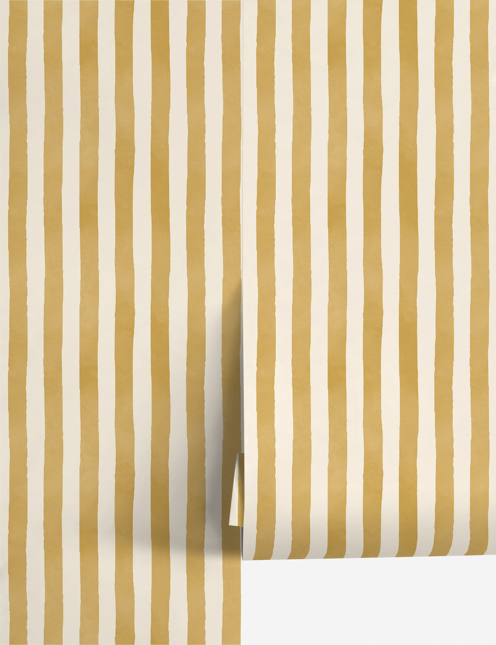 Lulu and Georgia - Painterly Stripe Wallpaper by Sarah Sherman Samuel