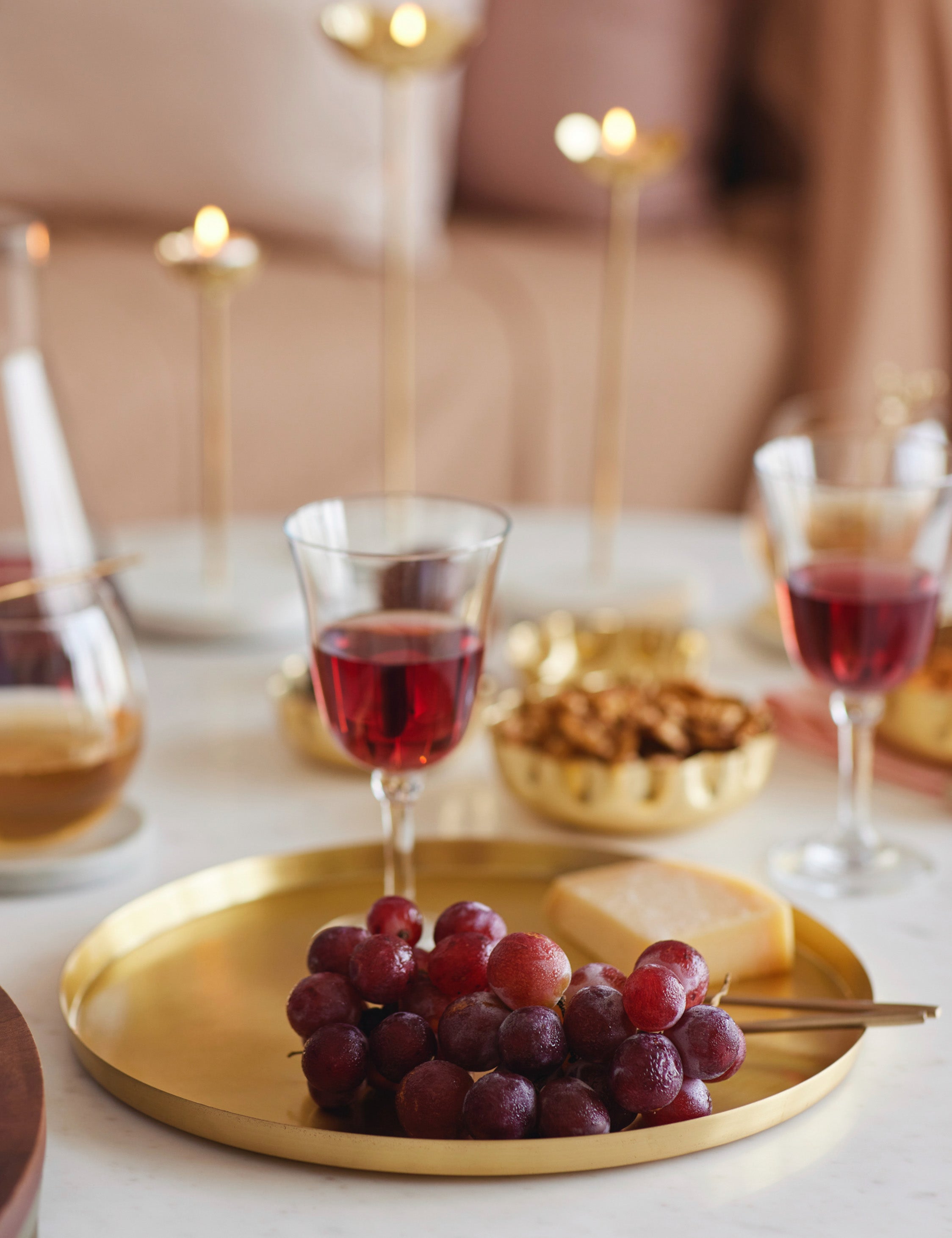 Lulu and Georgia - Heirloom Brass Serving Plate by Fleck
