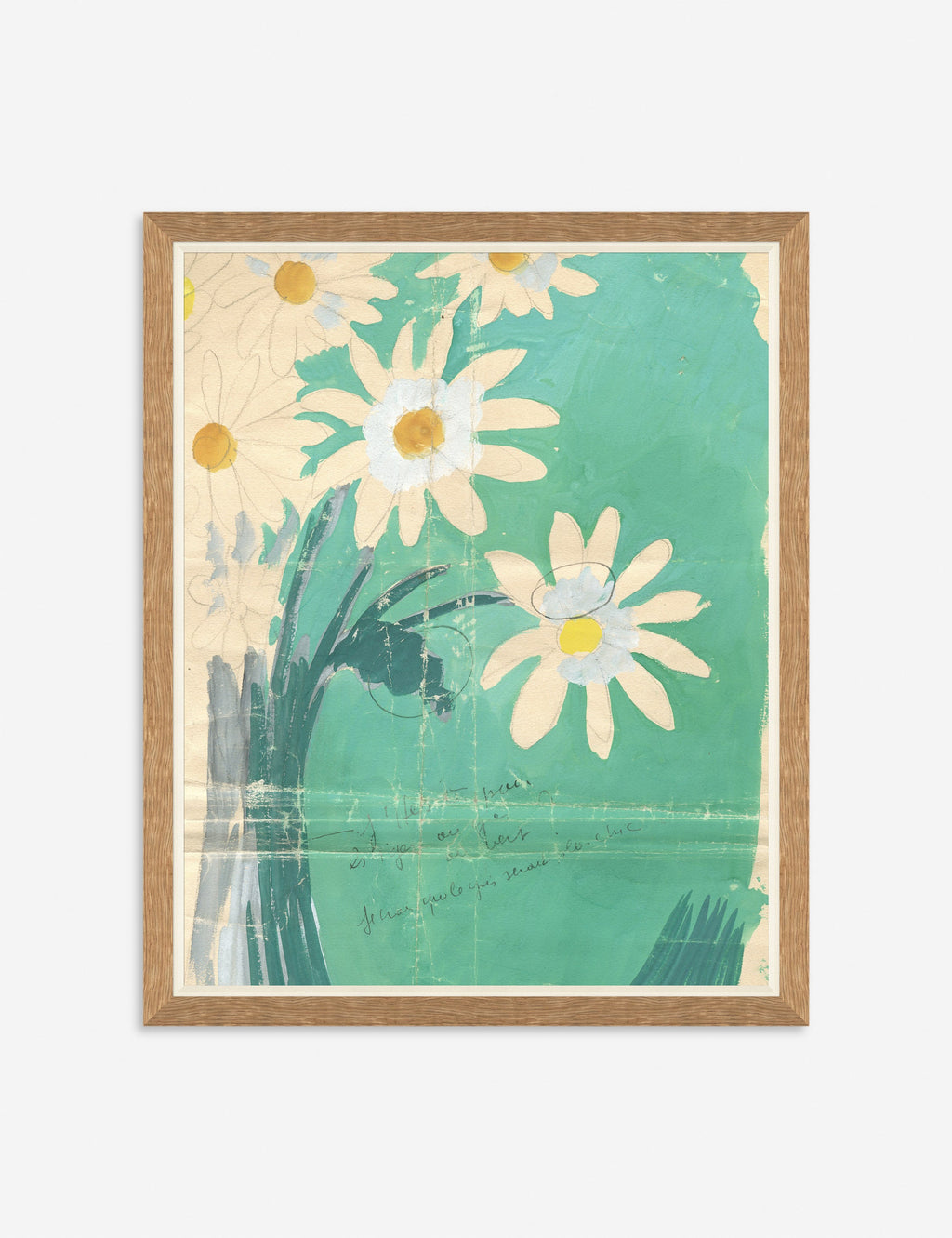 Lulu and Georgia - Bouquette de Marguerites Print by Paule Marrot