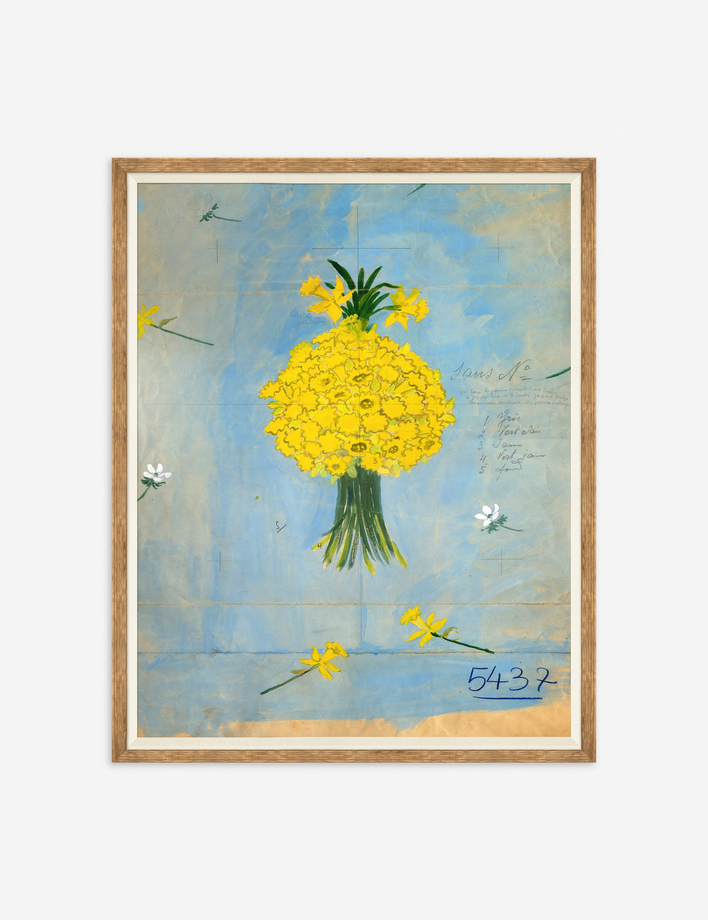 Lulu and Georgia - Bouquette de Jonquilles Print by Paule Marrot