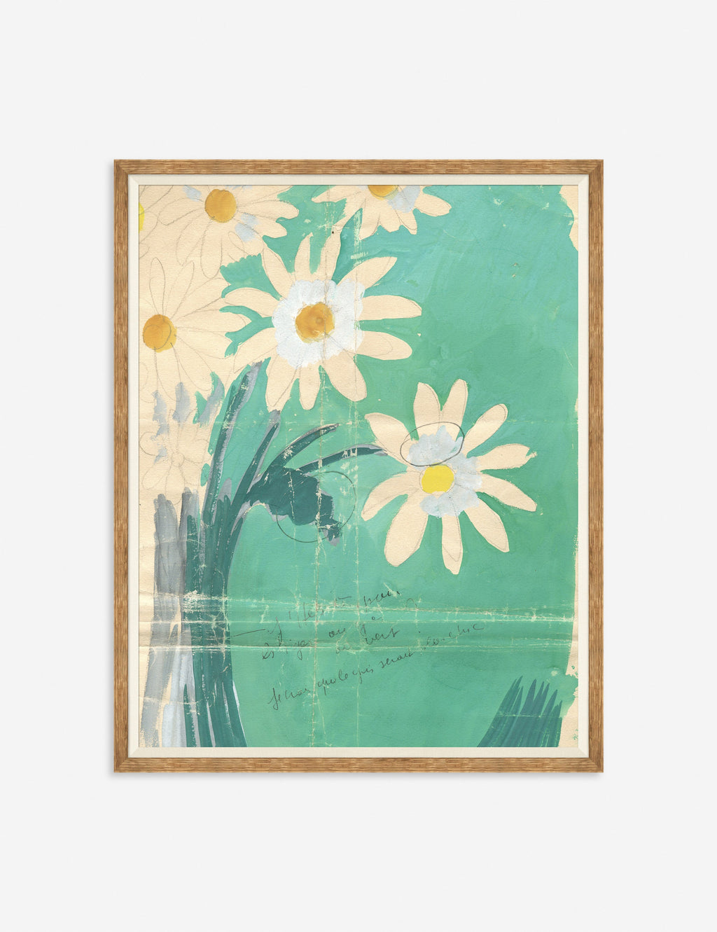 Lulu and Georgia - Bouquette de Marguerites Print by Paule Marrot