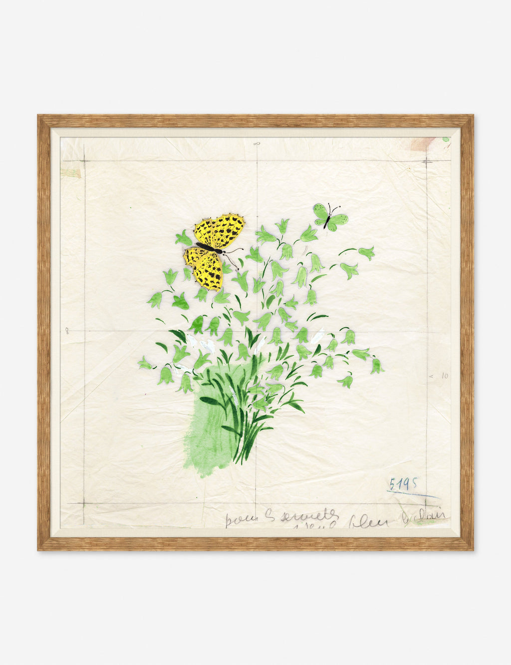 Lulu and Georgia - Clochettes et Papillon I Print by Paule Marrot