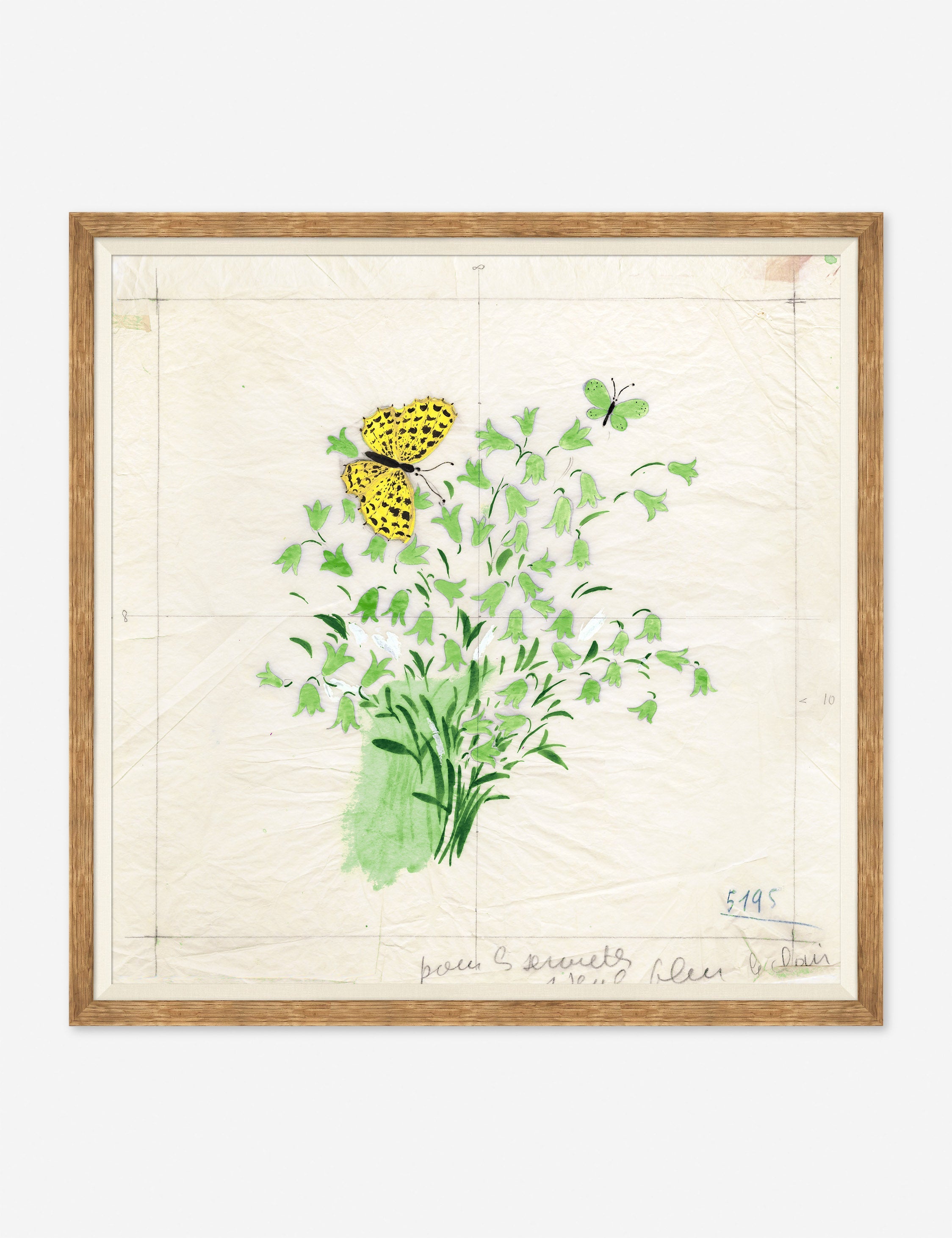 Lulu and Georgia - Clochettes et Papillon I Print by Paule Marrot