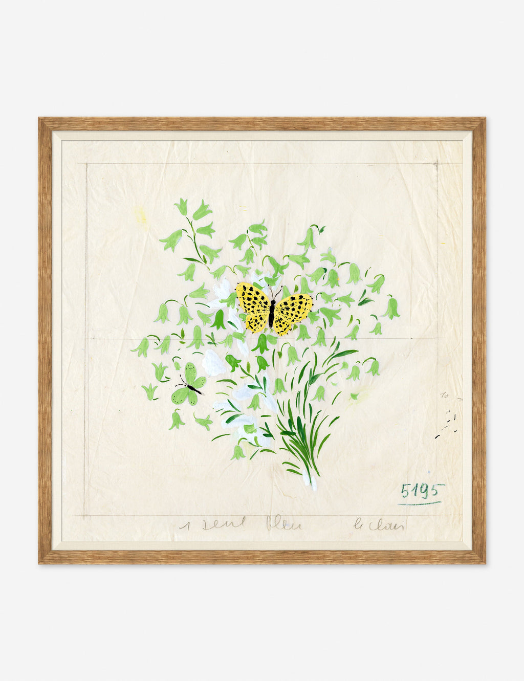 Lulu and Georgia - Clochettes et Papillon II Print by Paule Marrot