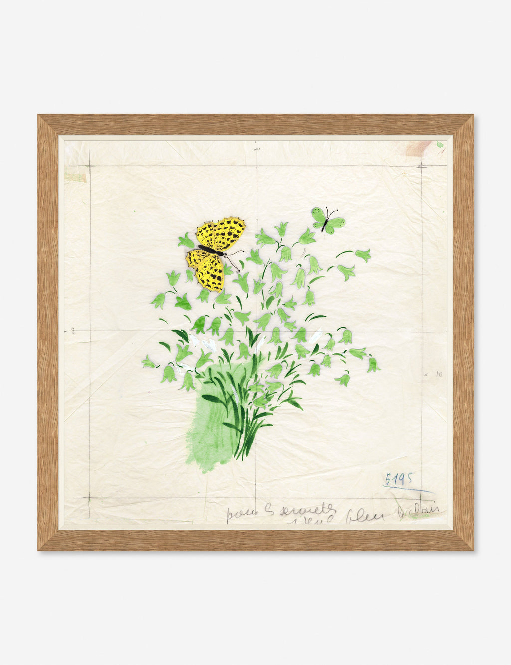 Lulu and Georgia - Clochettes et Papillon I Print by Paule Marrot