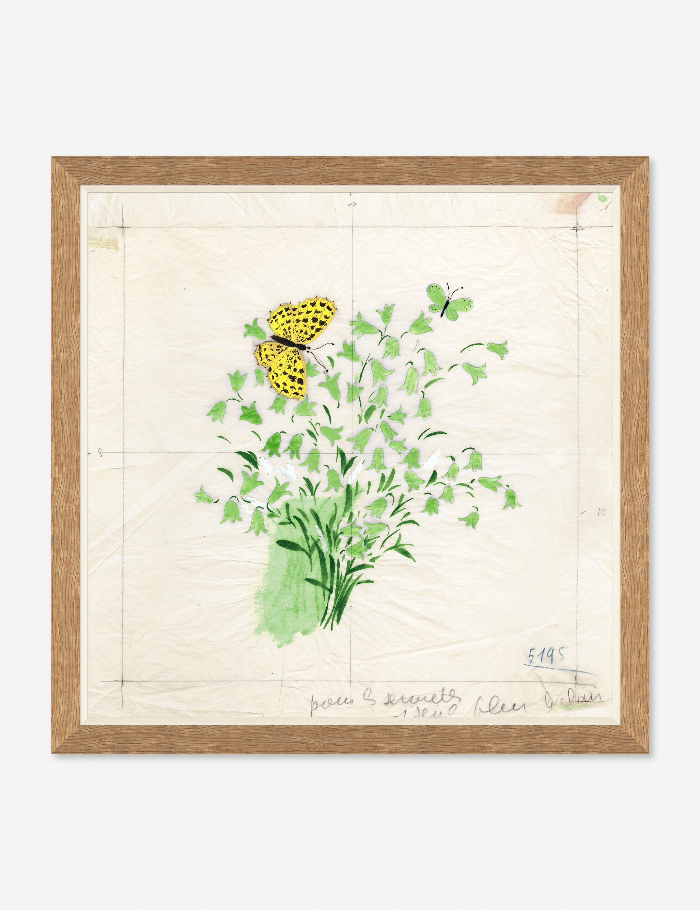 Lulu and Georgia - Clochettes et Papillon I Print by Paule Marrot