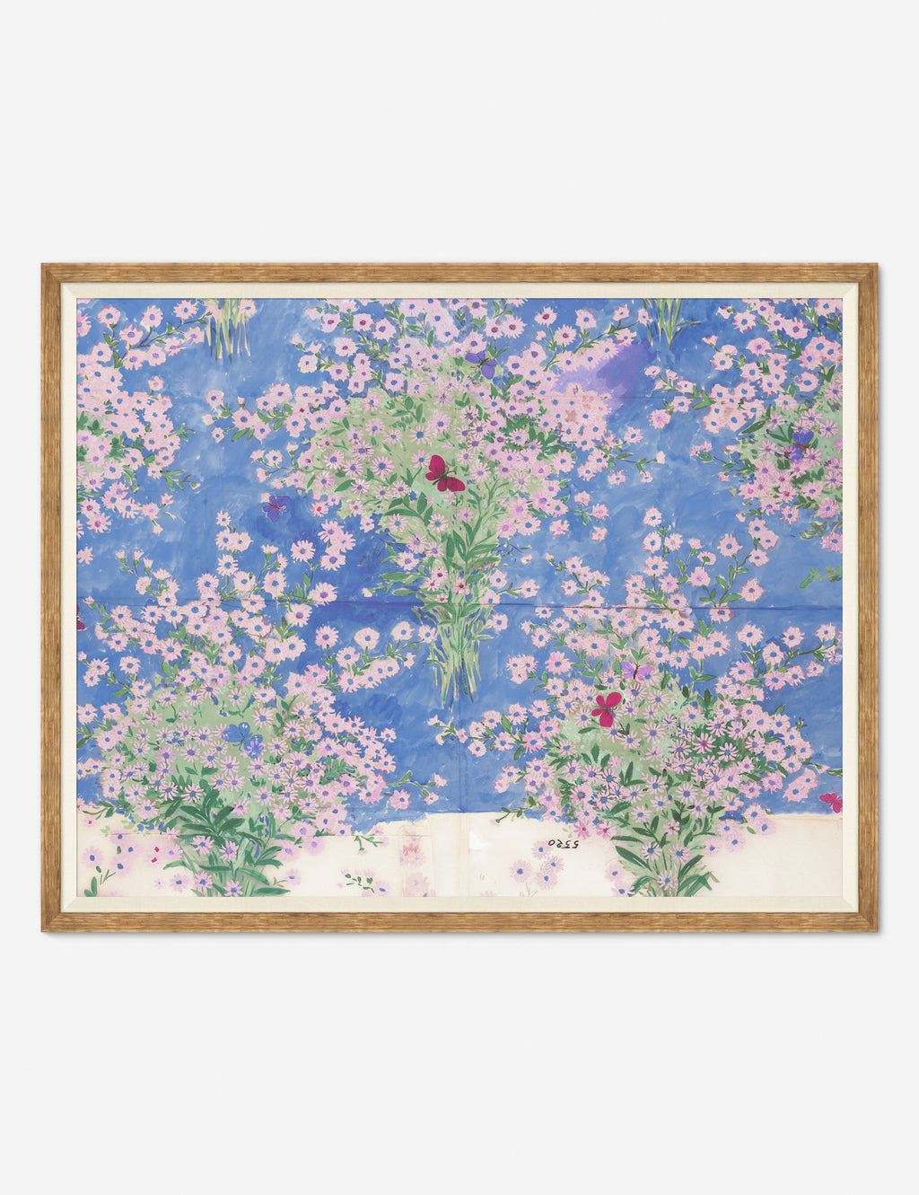 Lulu and Georgia - Papillons Et Margeurites Print by Paule Marrot