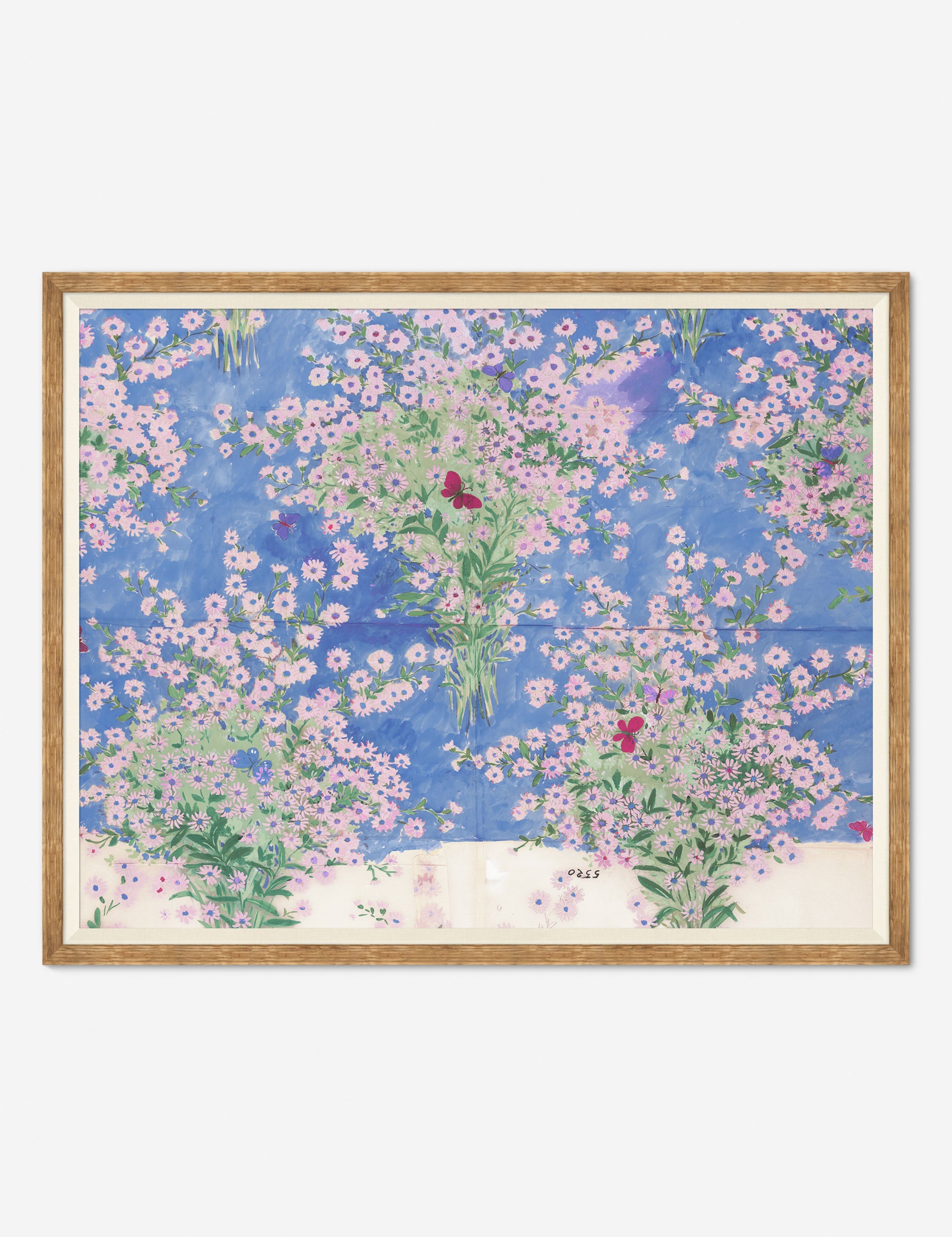Lulu and Georgia - Papillons Et Margeurites Print by Paule Marrot