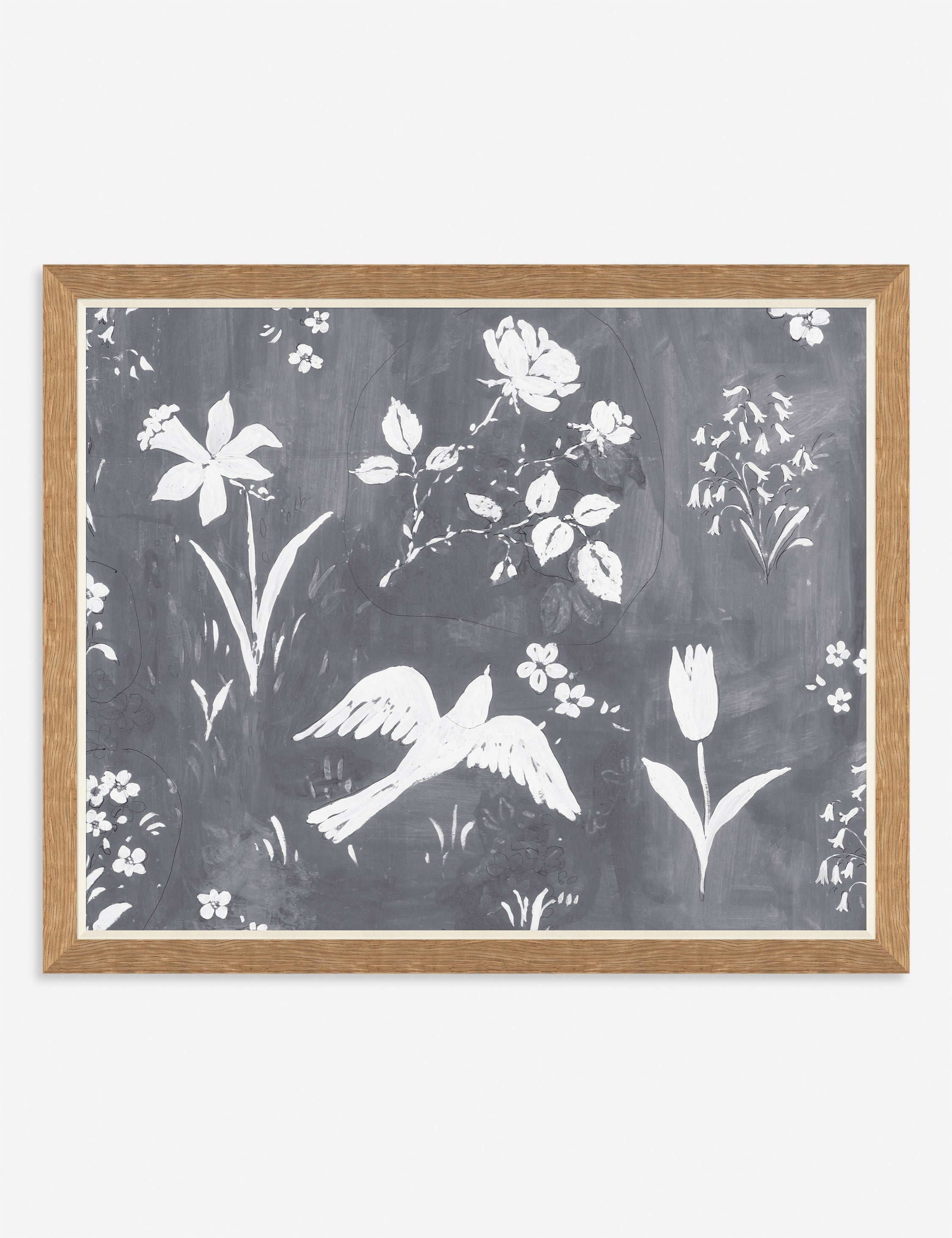 Lulu and Georgia - Flower Garden Print by Paule Marrot