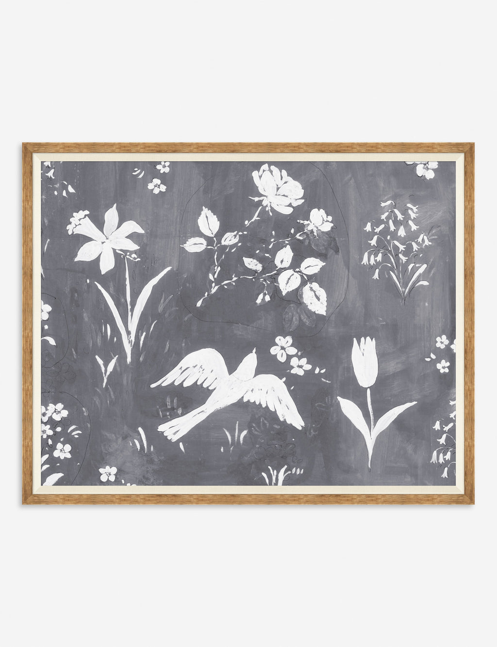 Lulu and Georgia - Flower Garden Print by Paule Marrot
