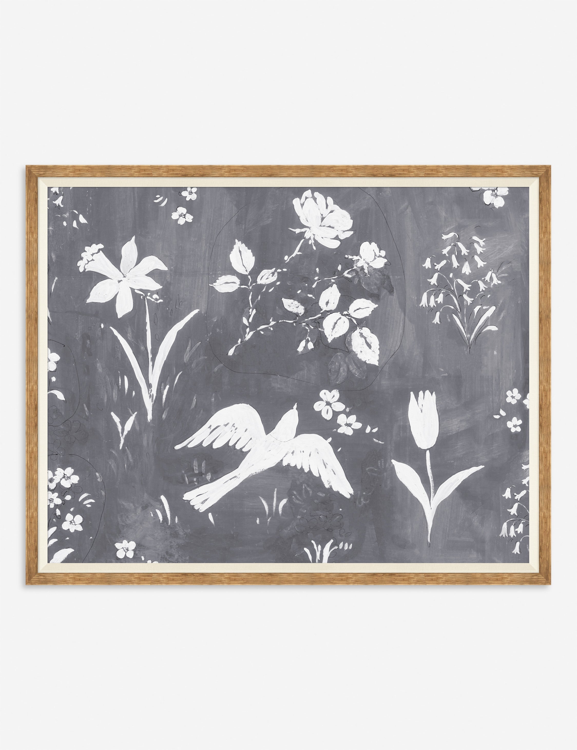 Lulu and Georgia - Flower Garden Print by Paule Marrot