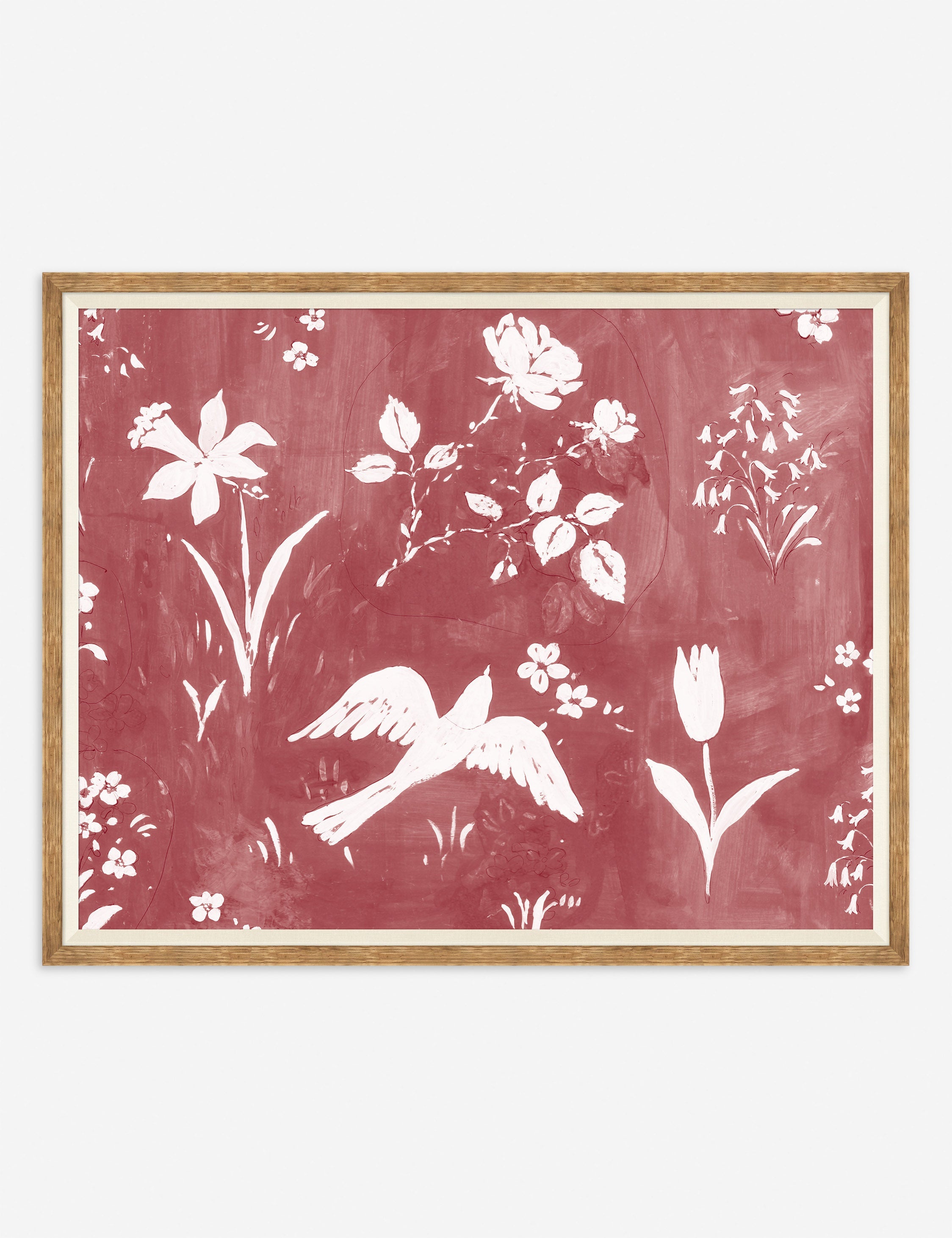Lulu and Georgia - Flower Garden Print by Paule Marrot