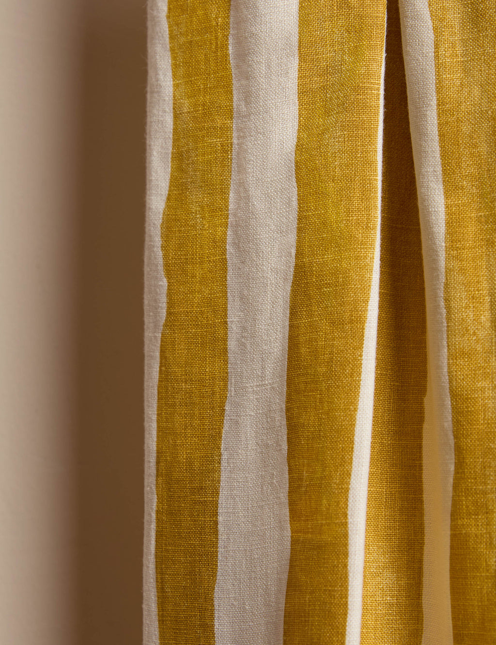 Lulu and Georgia - Painterly Stripe Pleated Curtain Panel by Sarah Sherman Samuel
