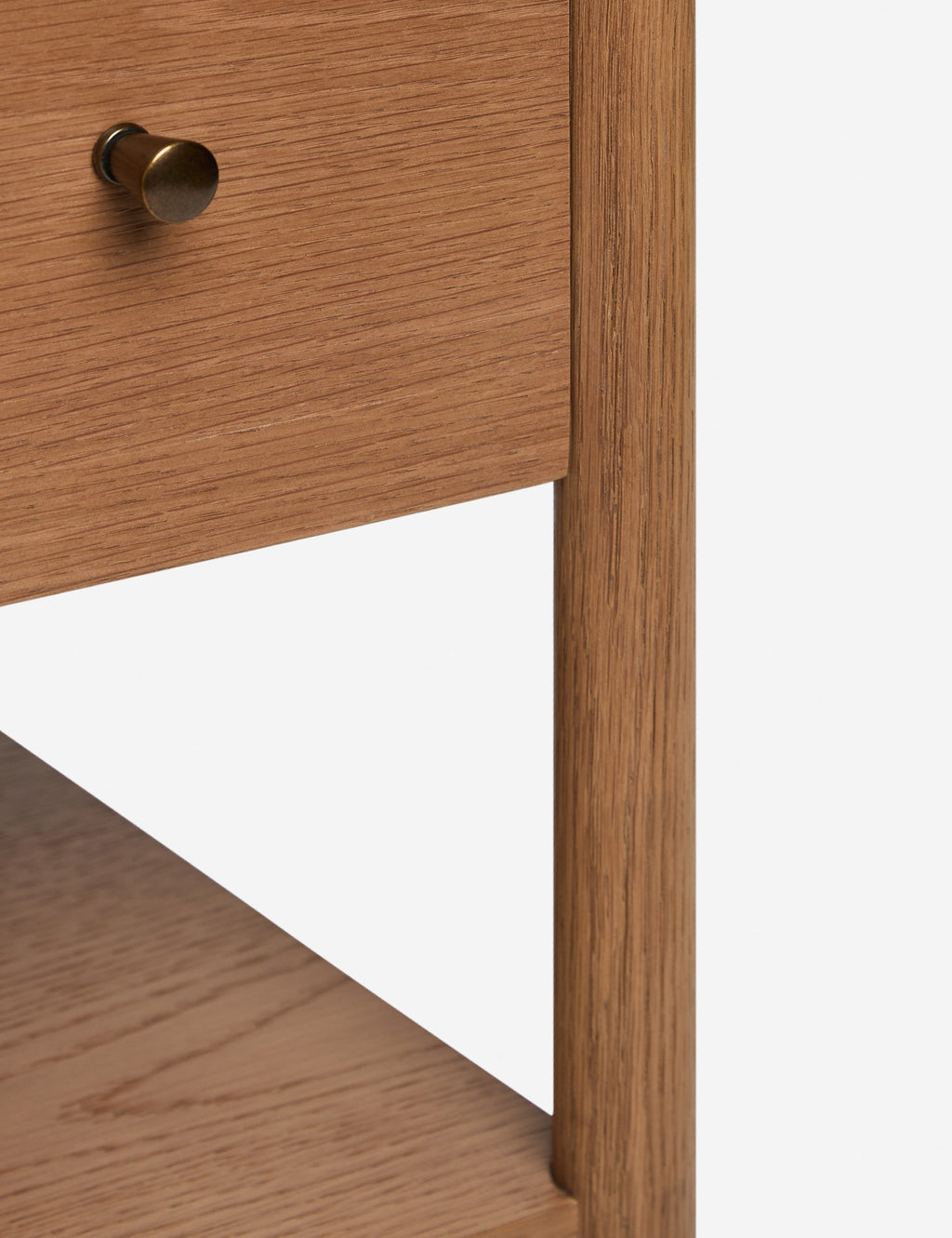 Lulu and Georgia - Open Box: Philana Nightstand, Walnut Oak 26"W