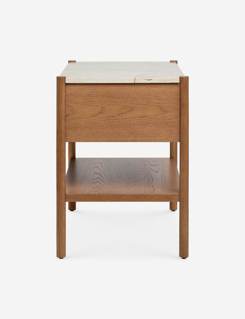 Lulu and Georgia - Open Box: Philana Nightstand, Walnut Oak 26"W