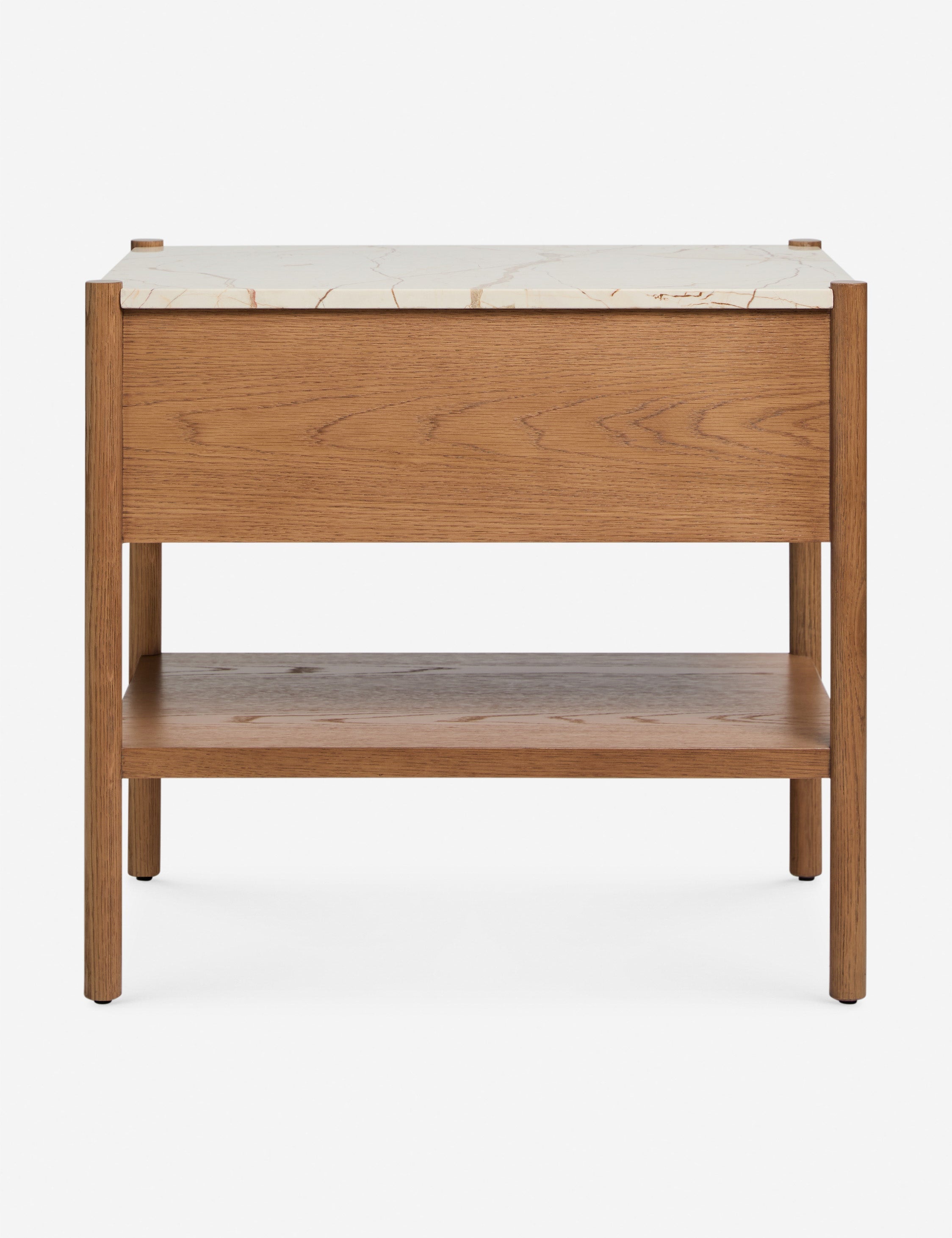 Lulu and Georgia - Open Box: Philana Nightstand, Walnut Oak 26"W