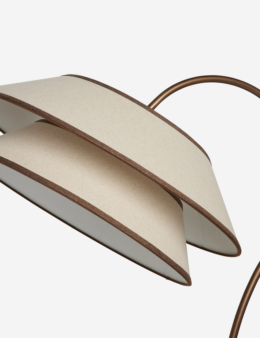 Lulu and Georgia - Open Box: Pittman Floor Lamp, Ivory and Toffee