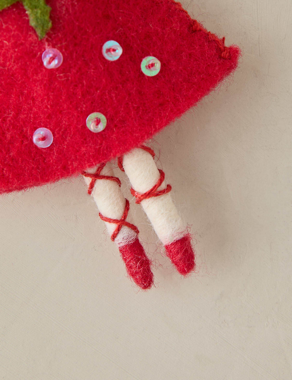 Lulu and Georgia - Pixie Felt Ornaments (Set of 12)