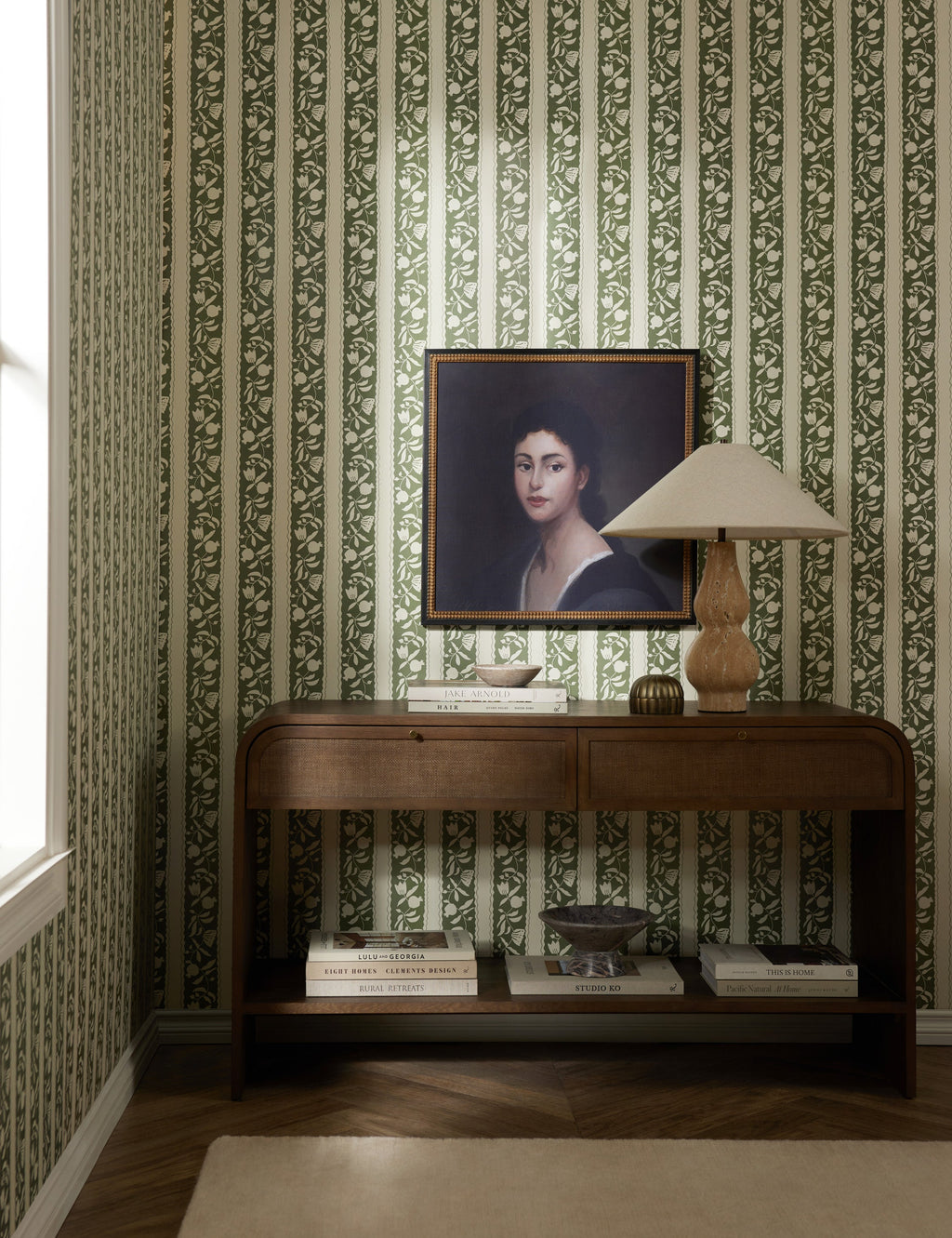 Lulu and Georgia - Portrait of A Woman Wall Art by Ryan Brown