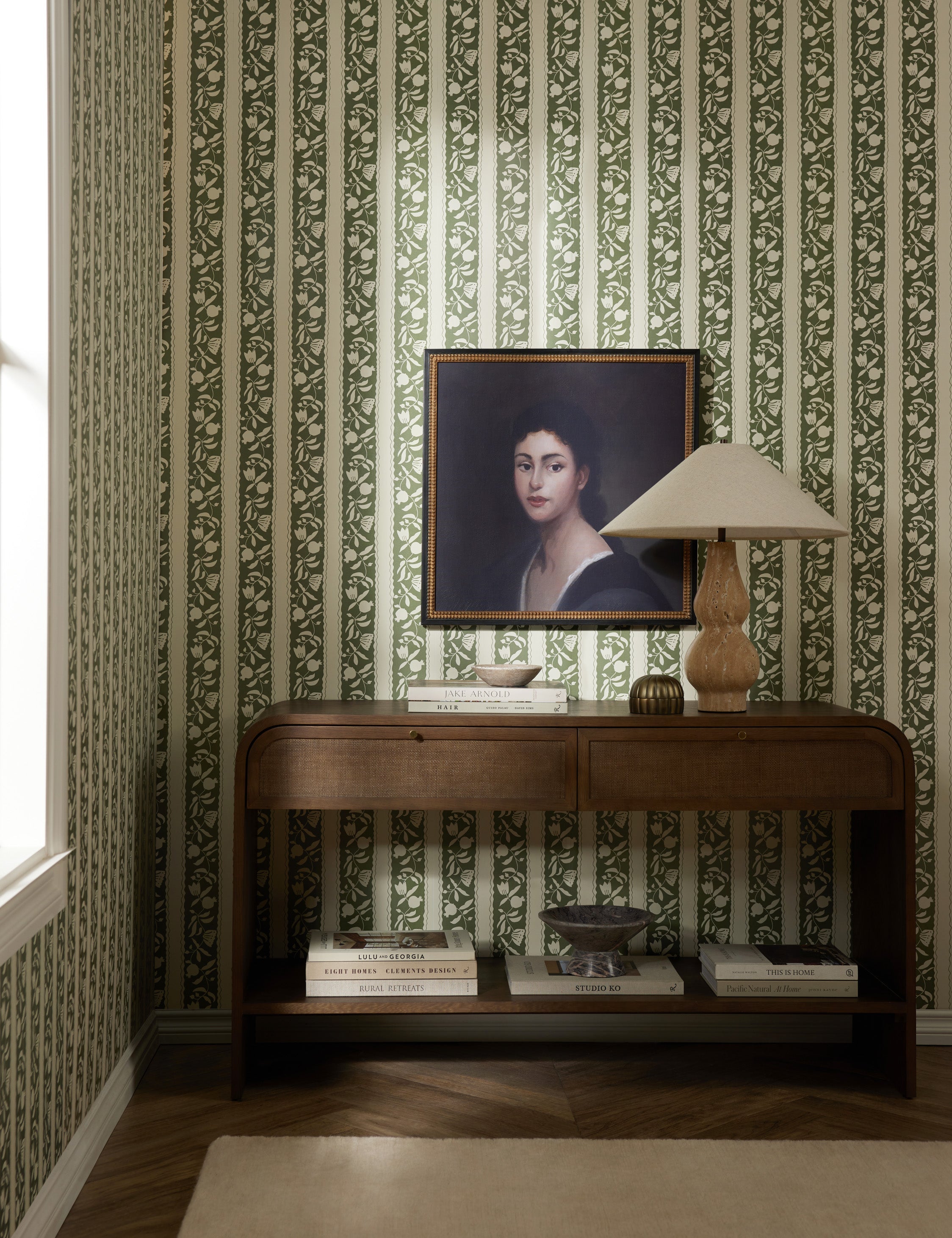 Lulu and Georgia - Portrait of A Woman Wall Art by Ryan Brown