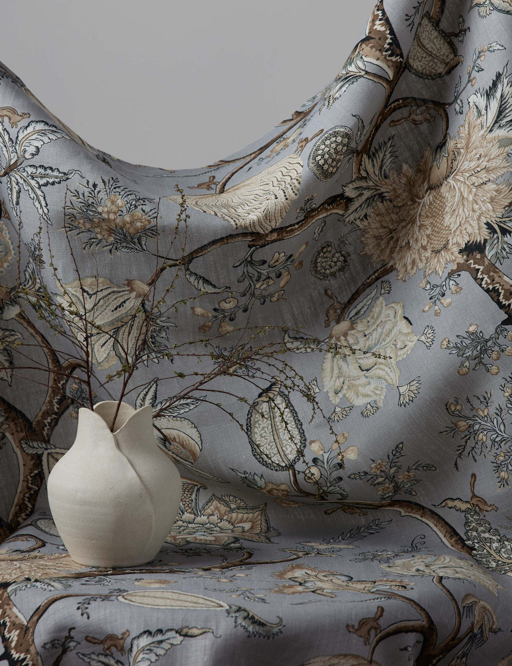 Lulu and Georgia - Pondicherry Linen Fabric by Scalamandré