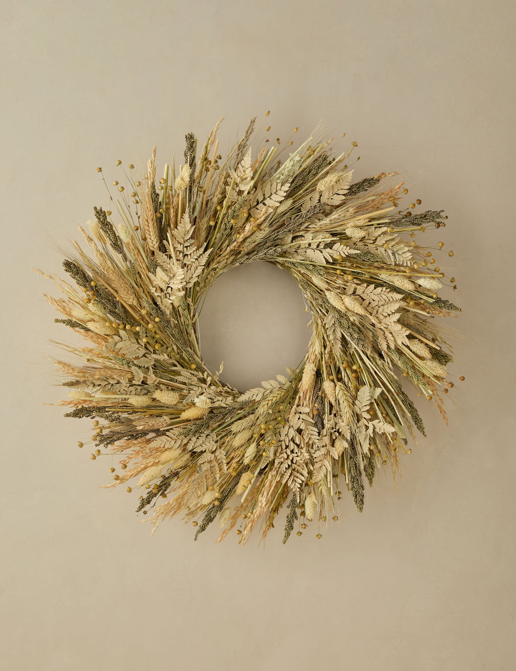 Lulu and Georgia - Preserved Gathered Grains Wreath