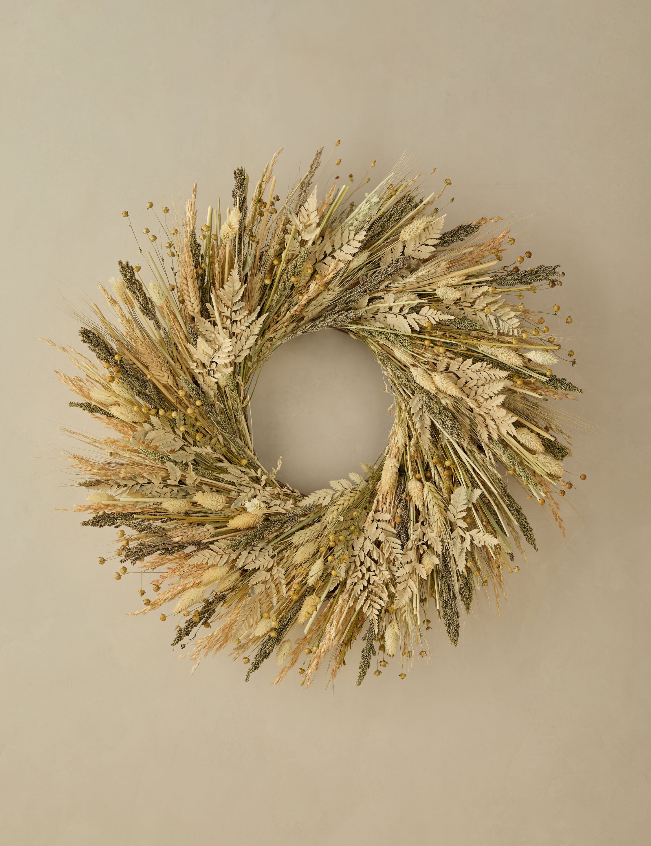 Lulu and Georgia - Preserved Gathered Grains Wreath