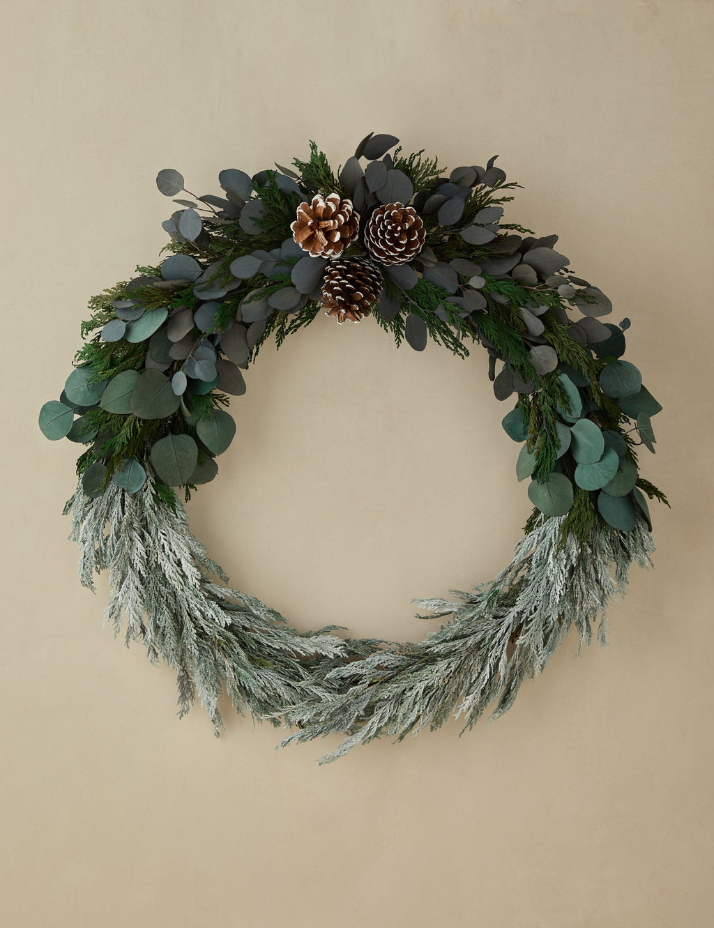 Lulu and Georgia - Preserved Winter Cedar Wreath