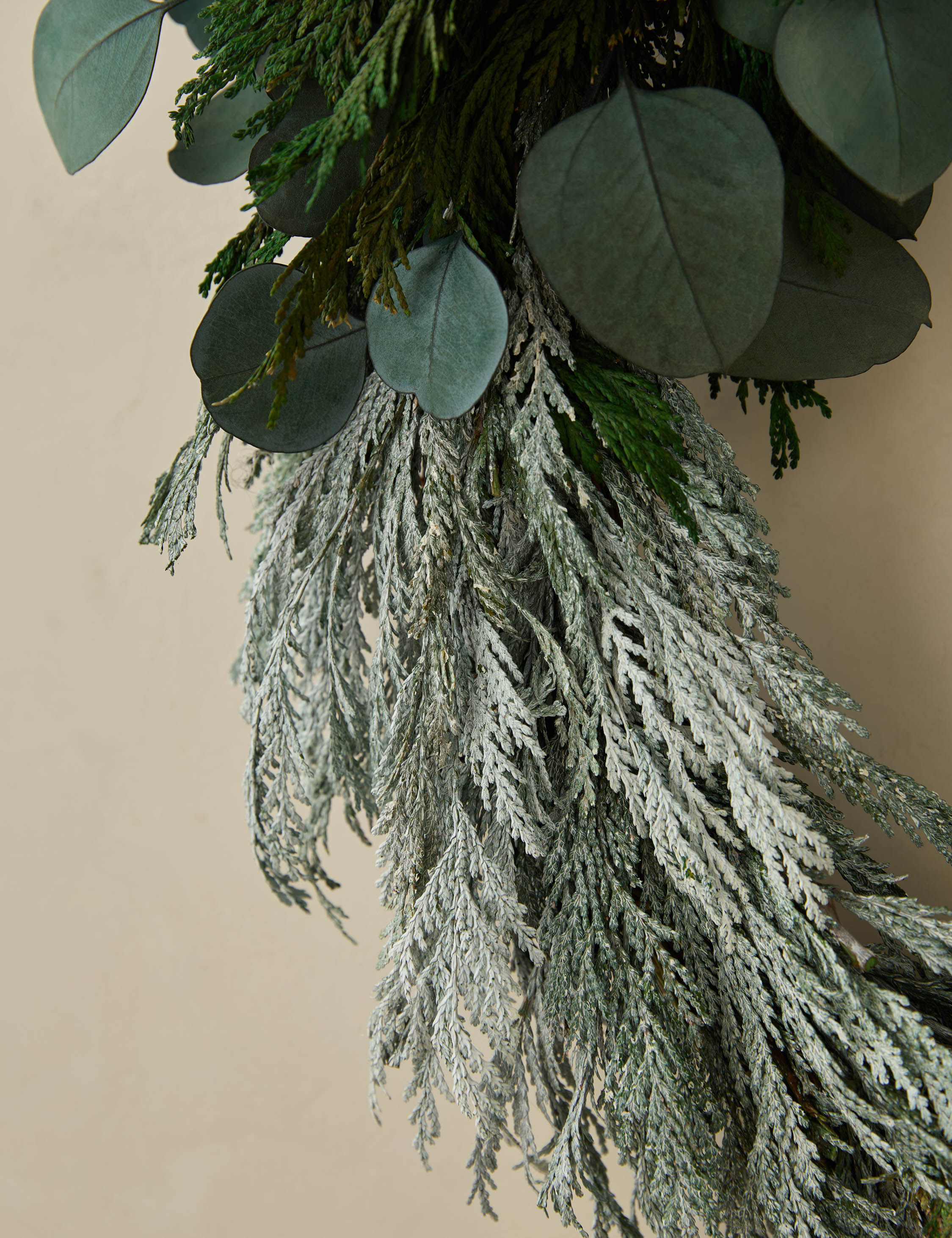 Lulu and Georgia - Preserved Winter Cedar Wreath