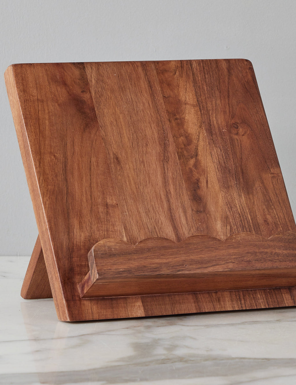 Lulu and Georgia - Scalloped Wood Book Stand by etúHOME