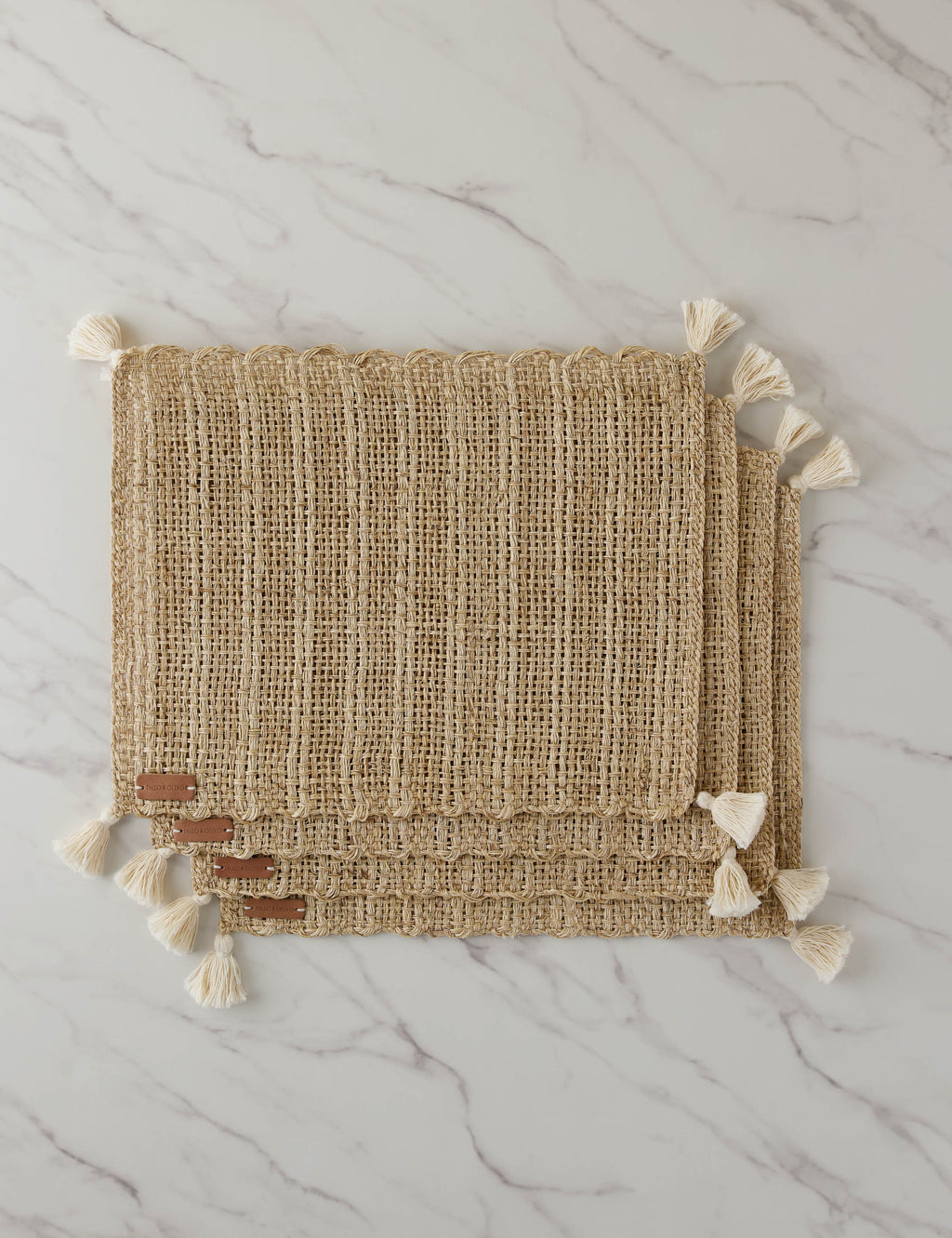 Lulu and Georgia - Tassel Placemats (Set of 4) by Tallo de Olivo