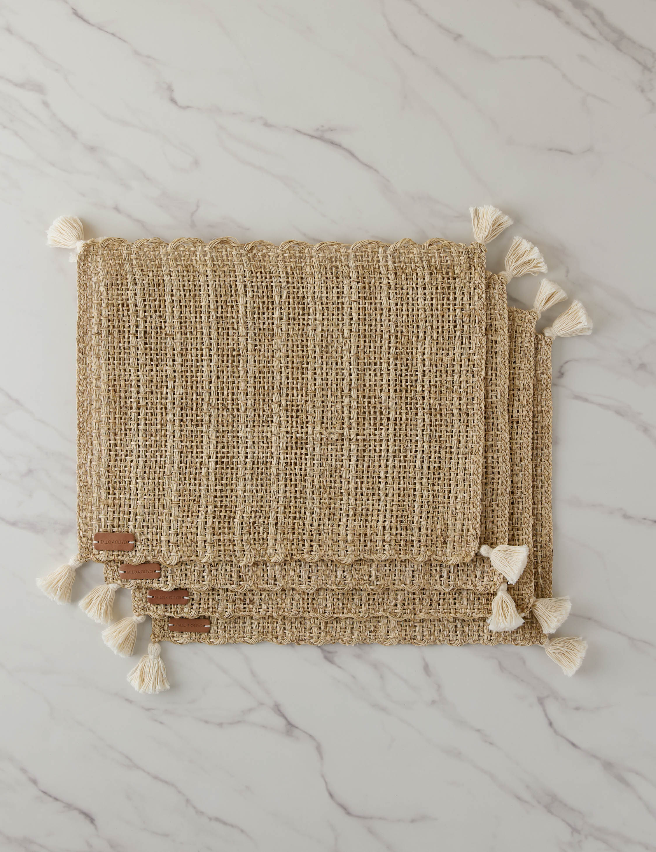 Lulu and Georgia - Tassel Placemats (Set of 4) by Tallo de Olivo
