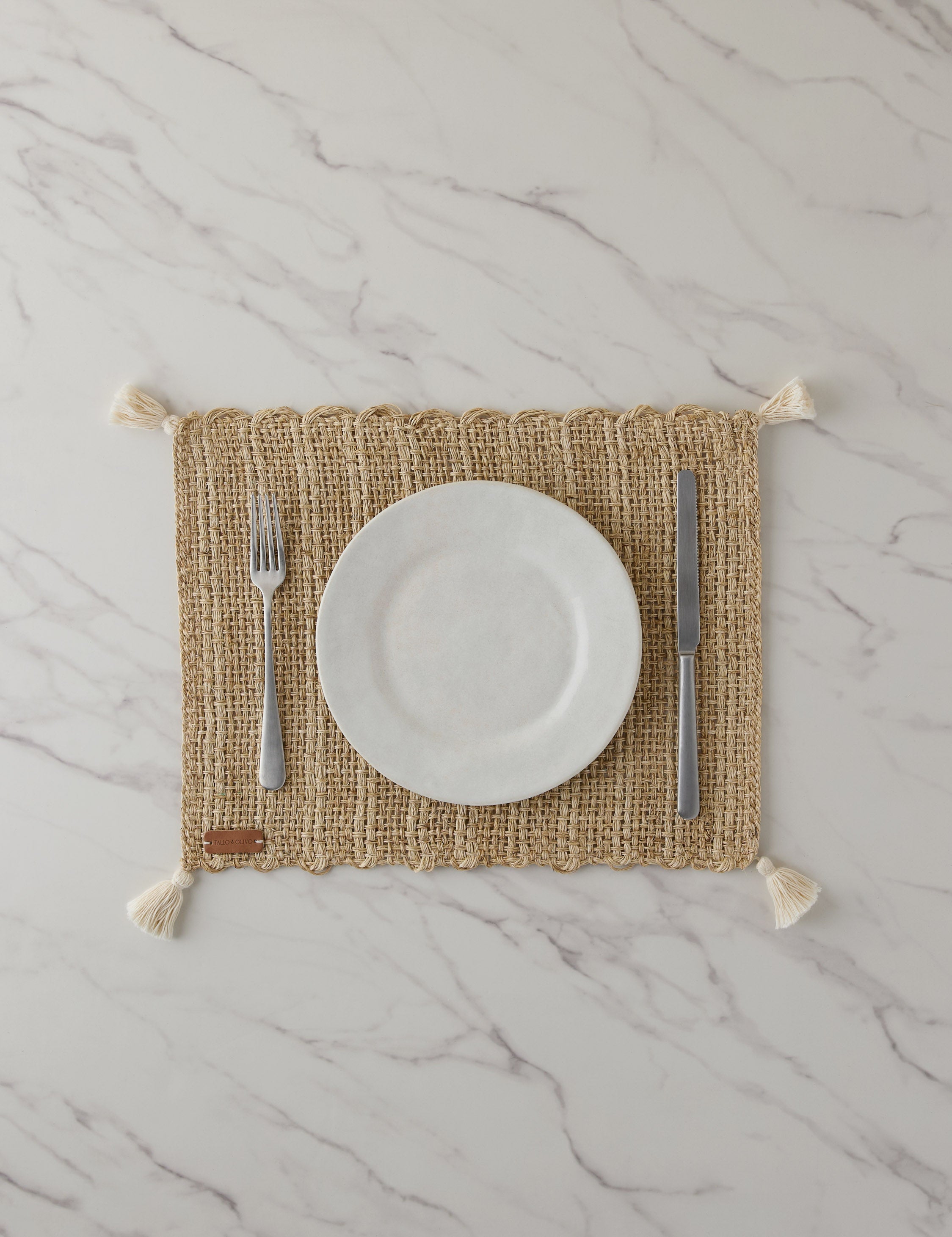 Lulu and Georgia - Tassel Placemats (Set of 4) by Tallo de Olivo