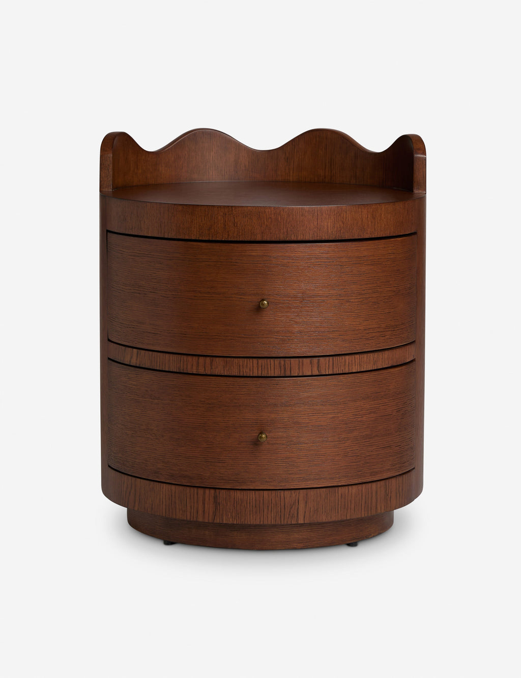 Lulu and Georgia - Open Box: Ripple Nightstand, Vintage Brown by Sarah Sherman Samuel
