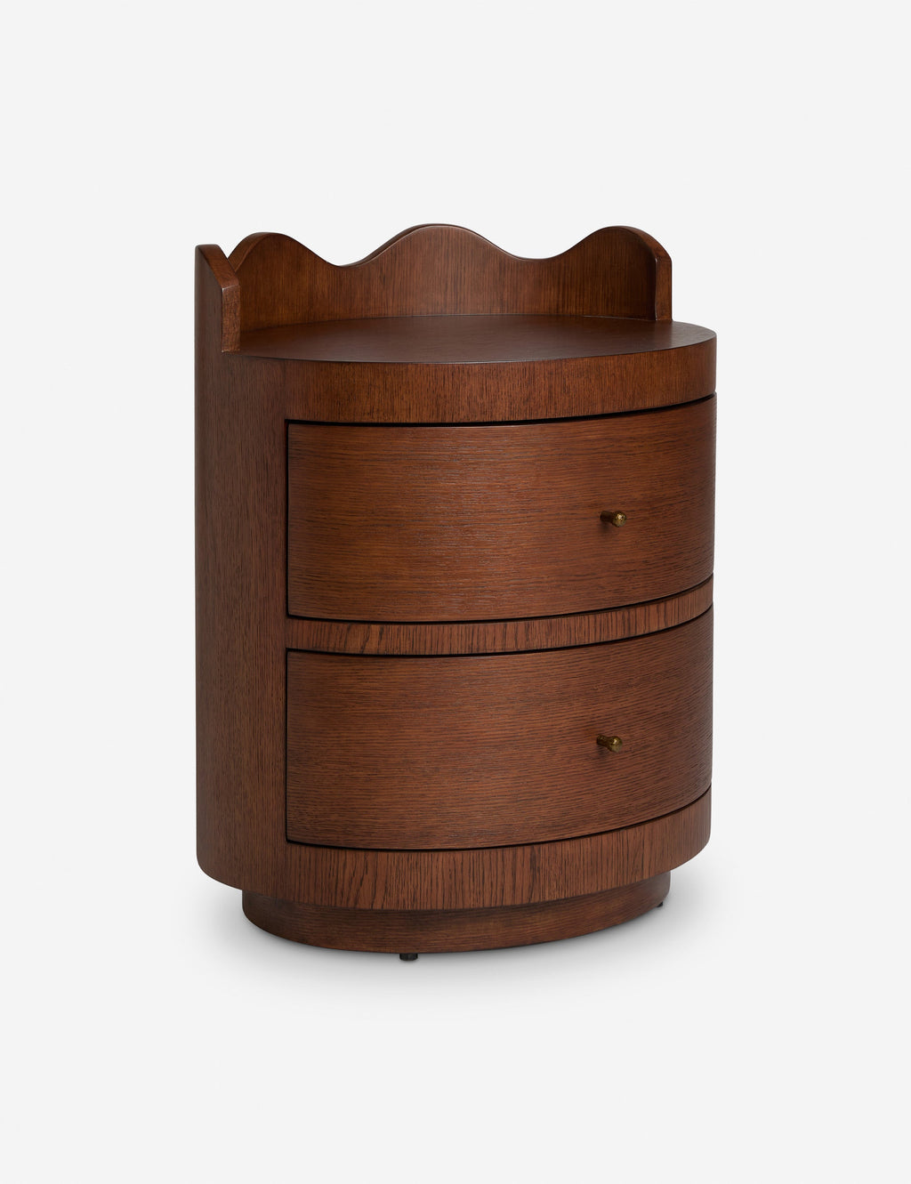 Lulu and Georgia - Open Box: Ripple Nightstand, Vintage Brown by Sarah Sherman Samuel