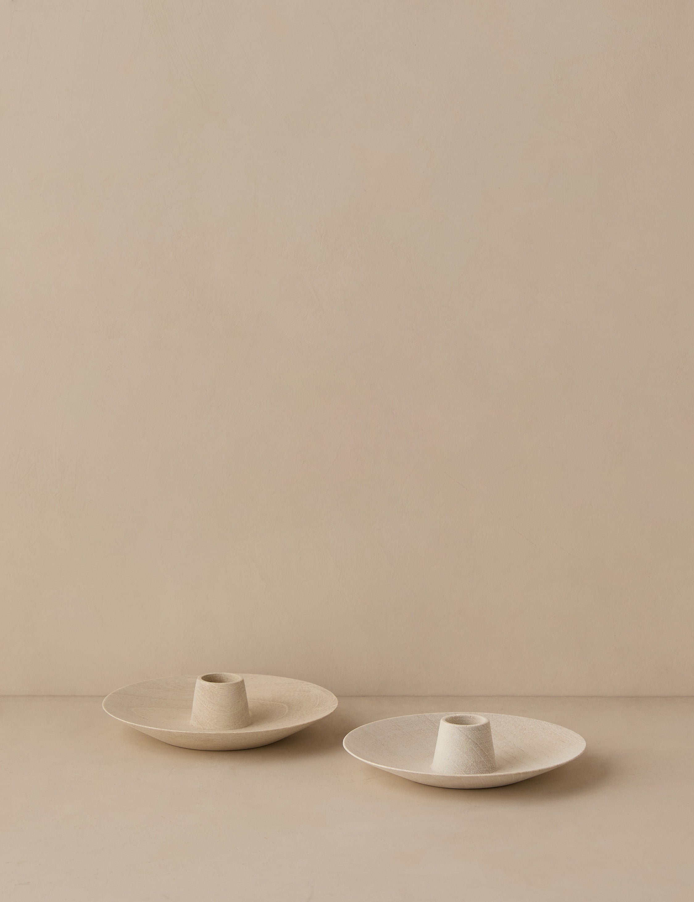 Lulu and Georgia - Round Taper Holders (Set of 2) by Itza Wood