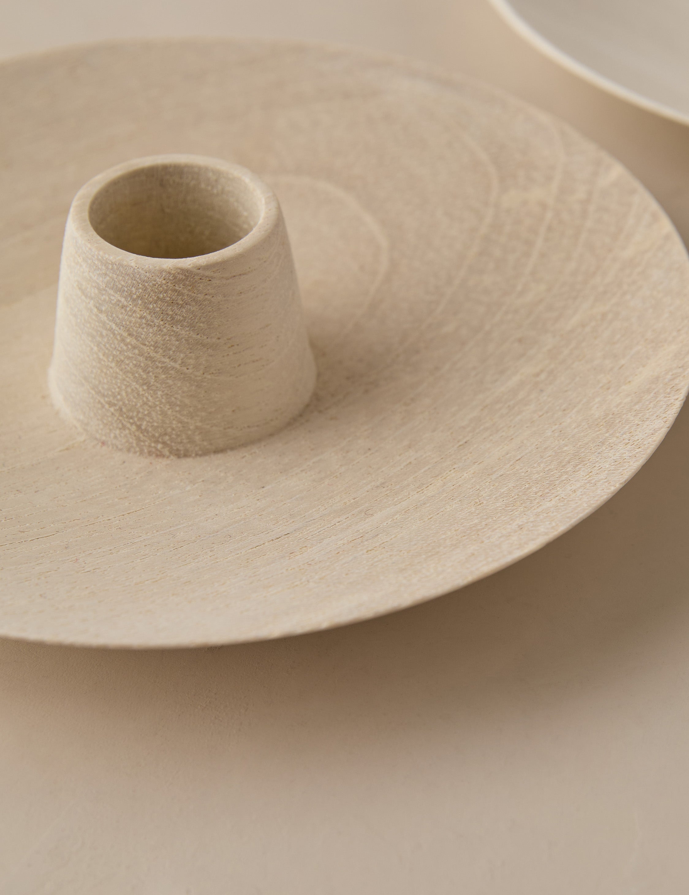 Lulu and Georgia - Round Taper Holders (Set of 2) by Itza Wood