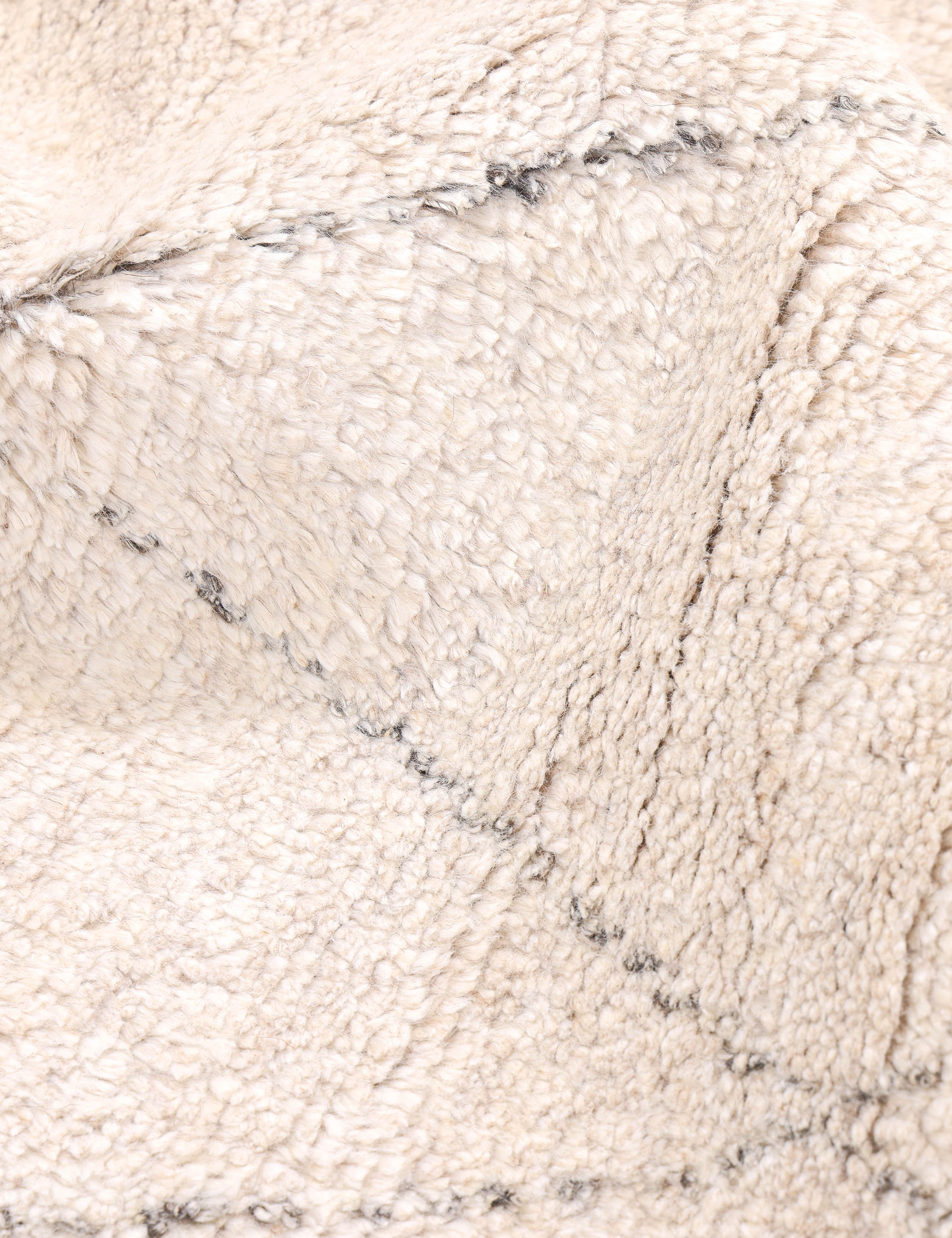 Lulu and Georgia - Ferra Hand - Knotted Wool - Blend Moroccan Style Shag Rug