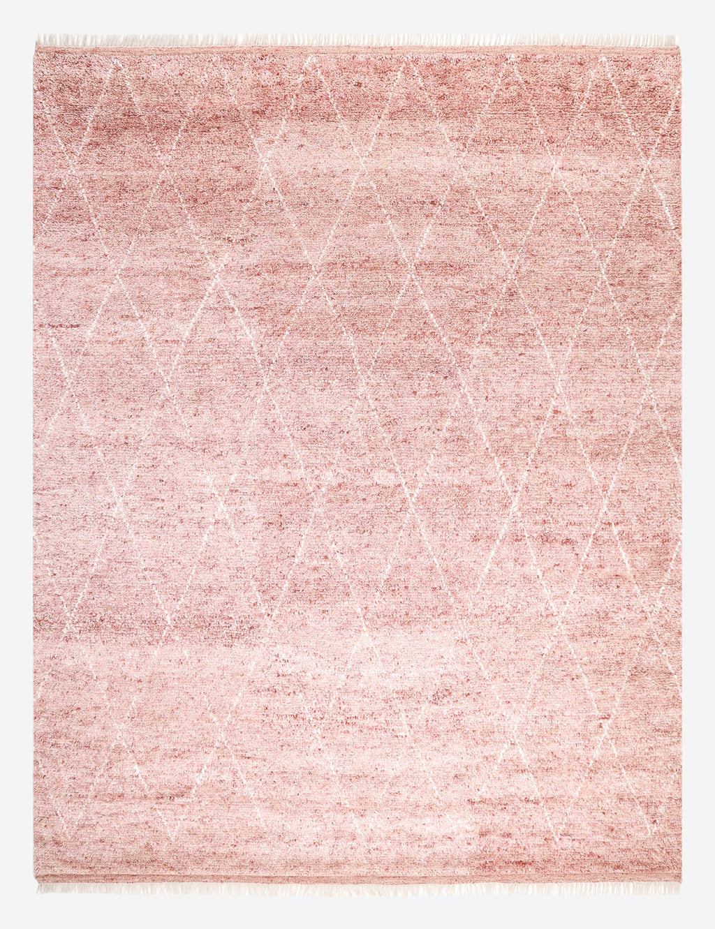Lulu and Georgia - Kaeli Hand - Knotted Wool - Blend Moroccan Shag Rug