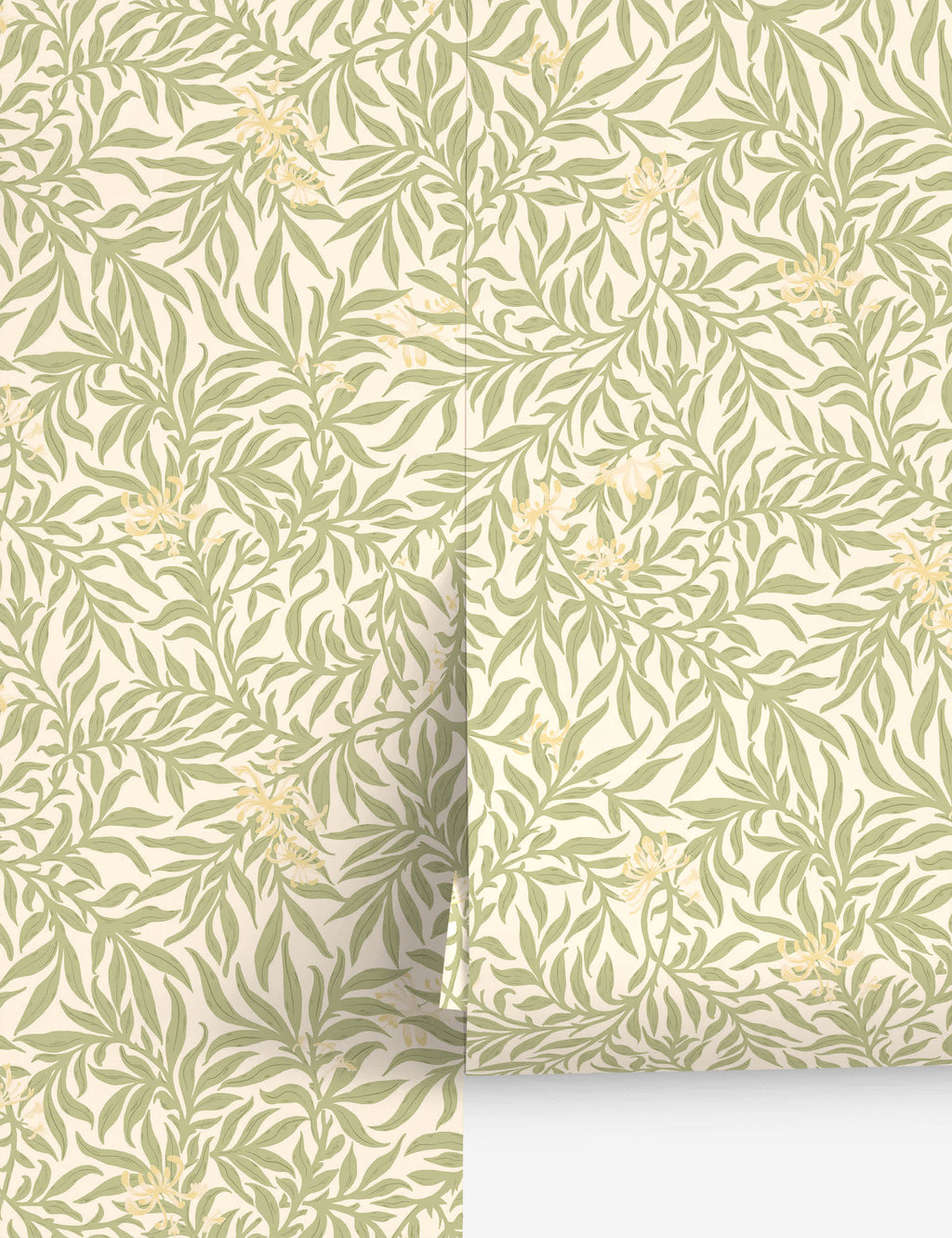 Lulu and Georgia - Honeysuckle Wallpaper by Scalamandre
